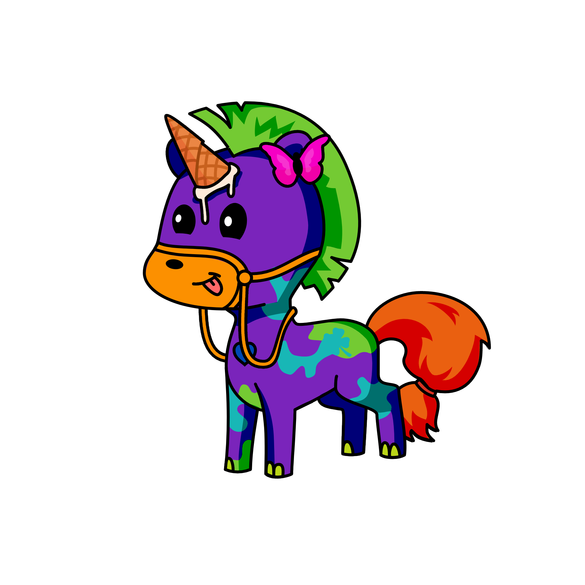Punky, the unicorn