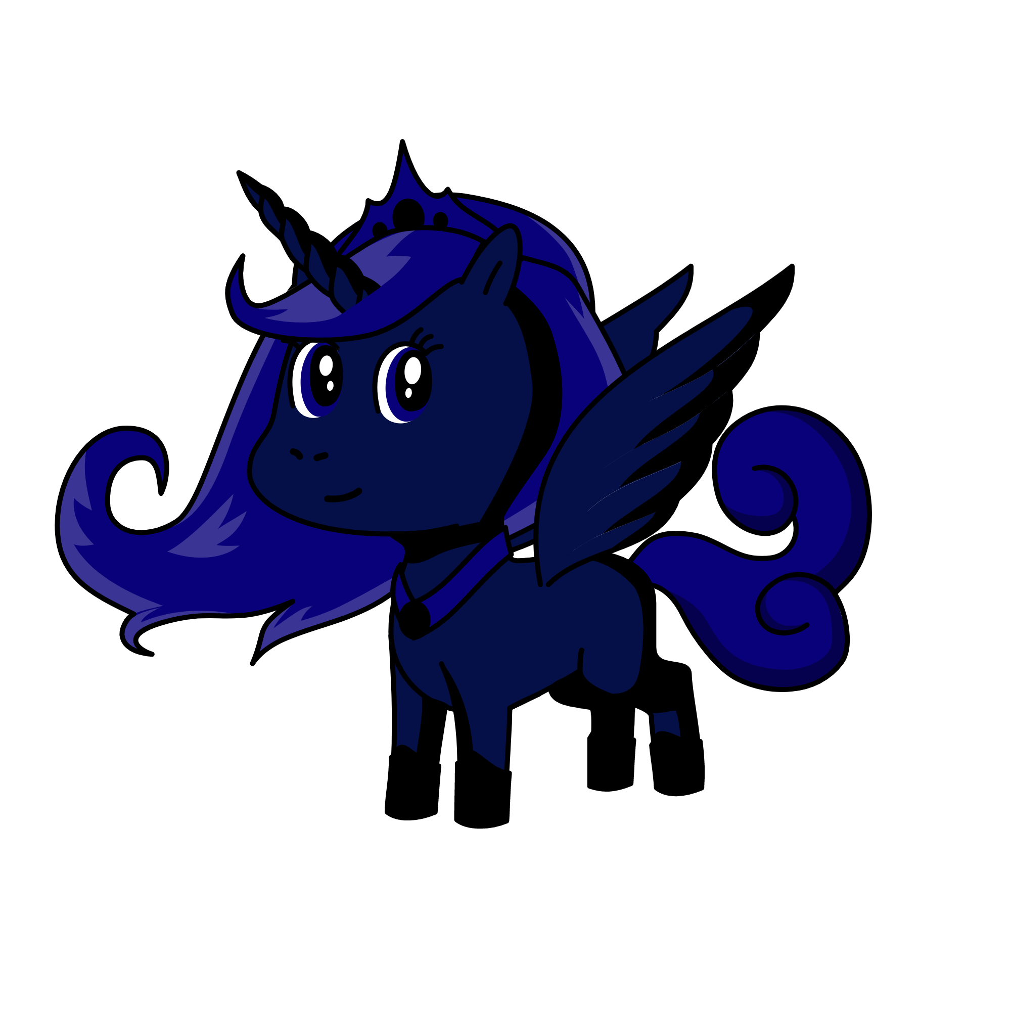 Princess Luna, the unicorn