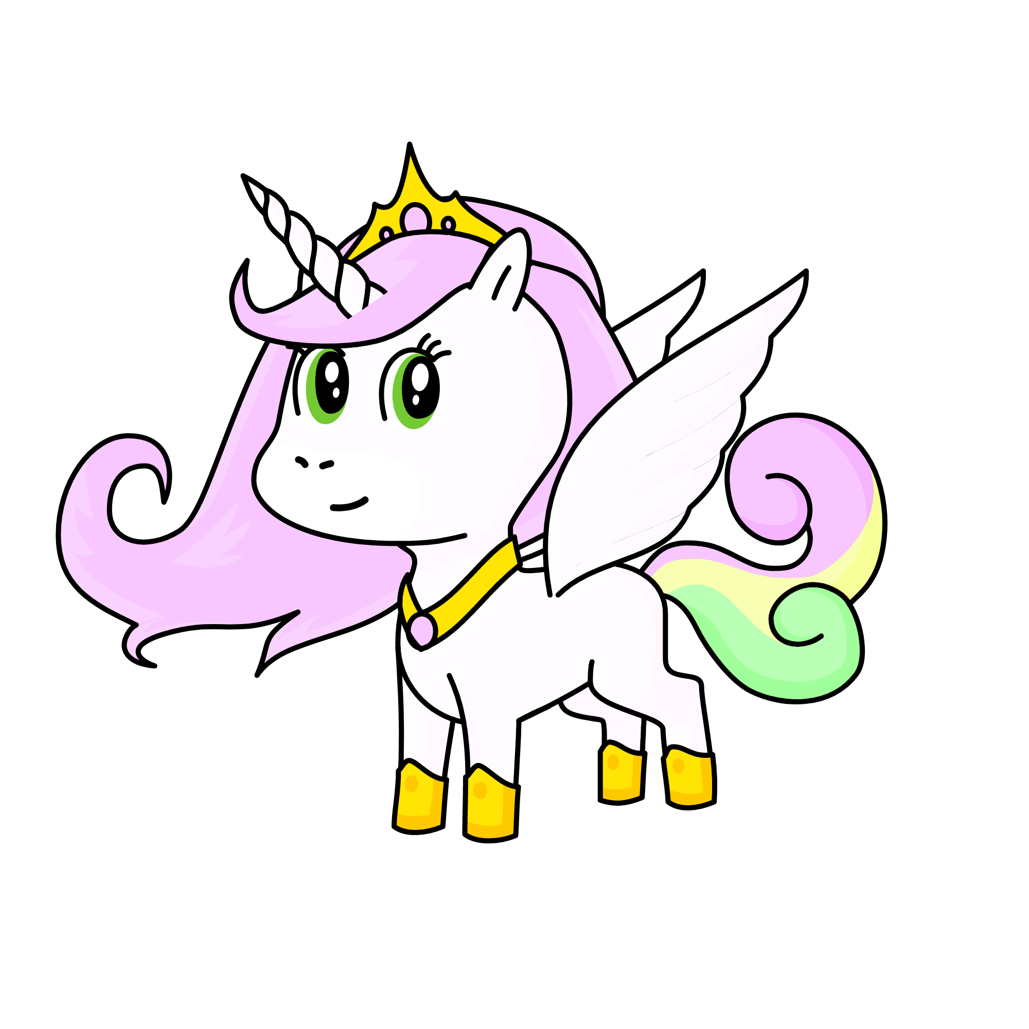 Princess clesteia, the unicorn