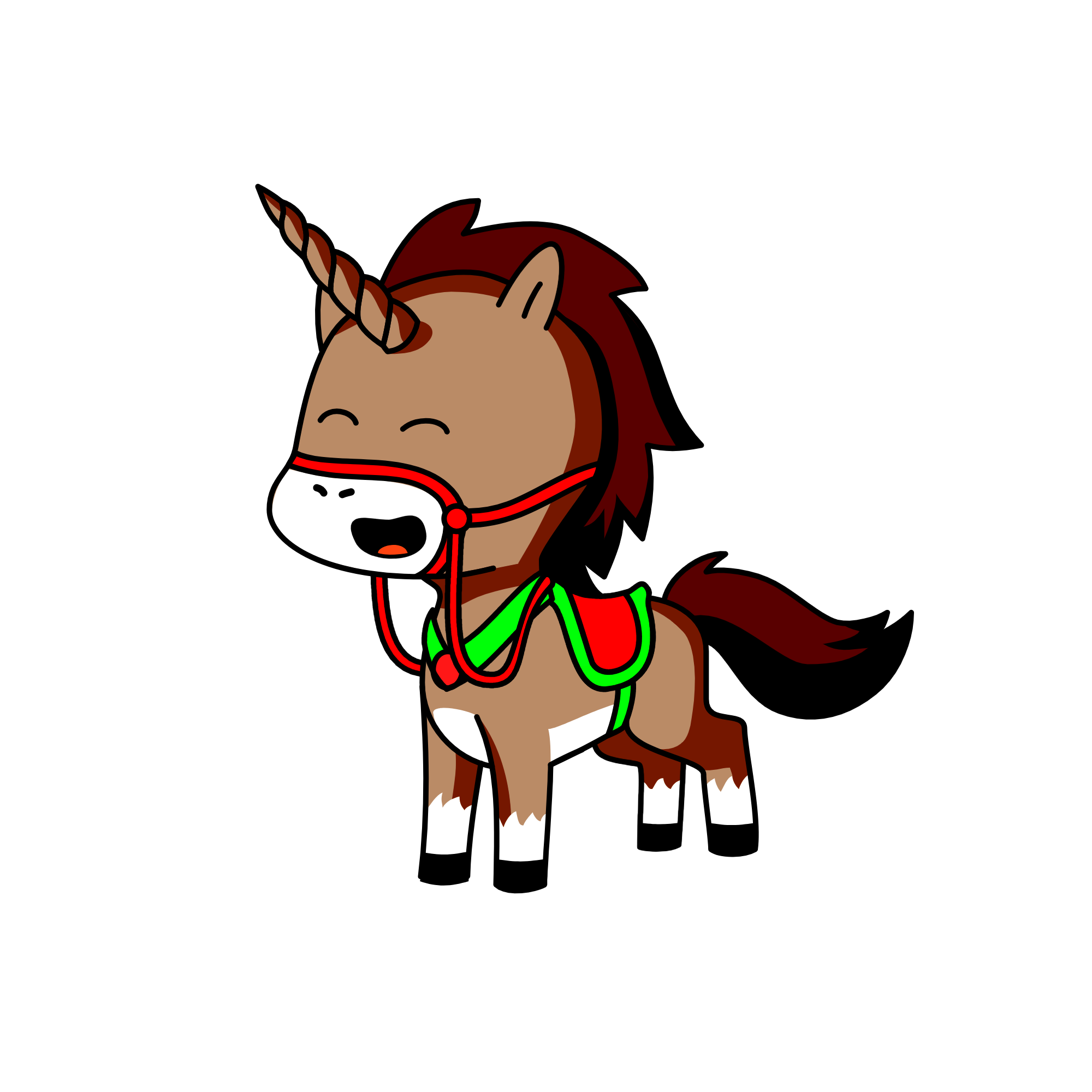 Reindeer-corn, the unicorn