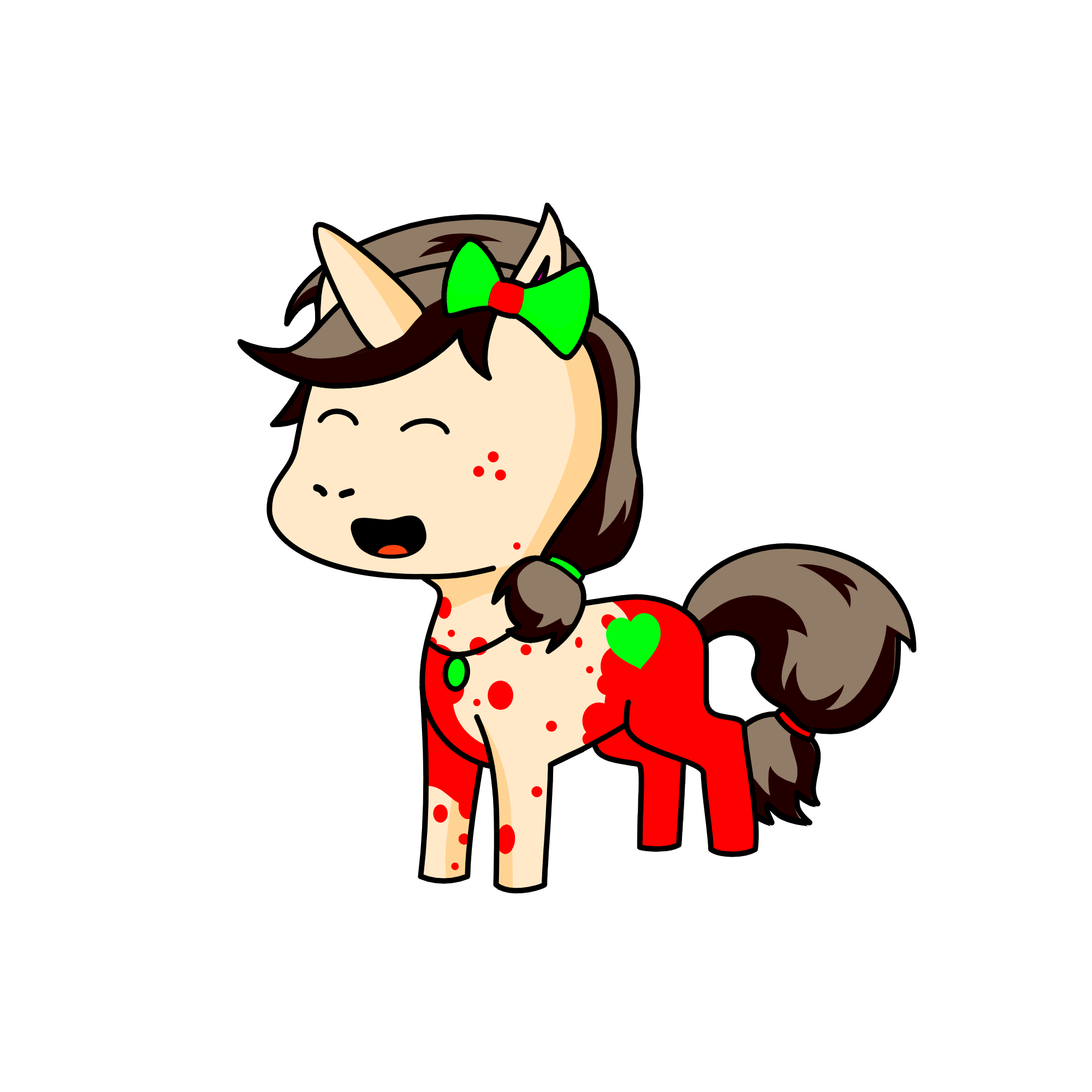 Cheery The Elf, the unicorn
