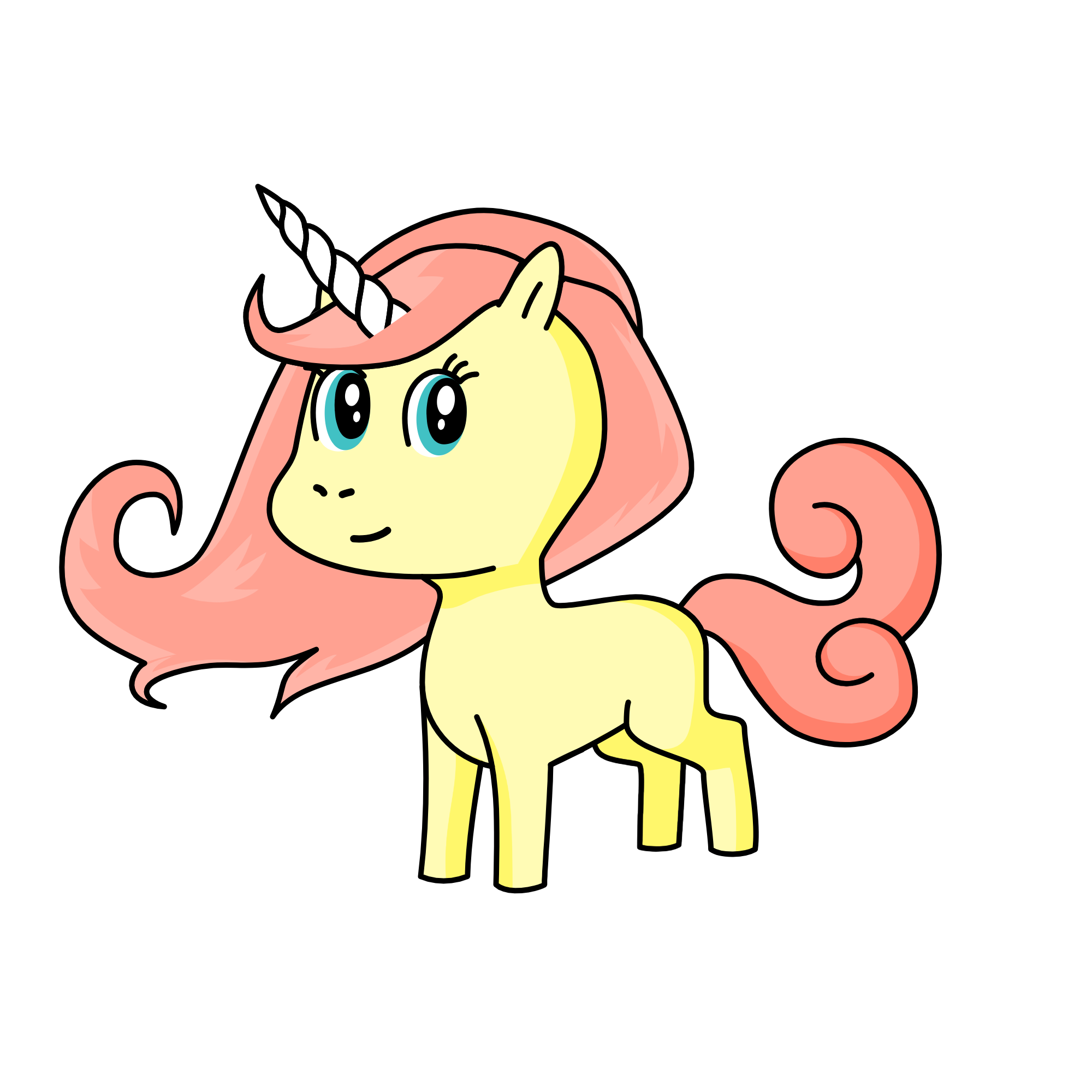 Almost Fluttershy, the unicorn