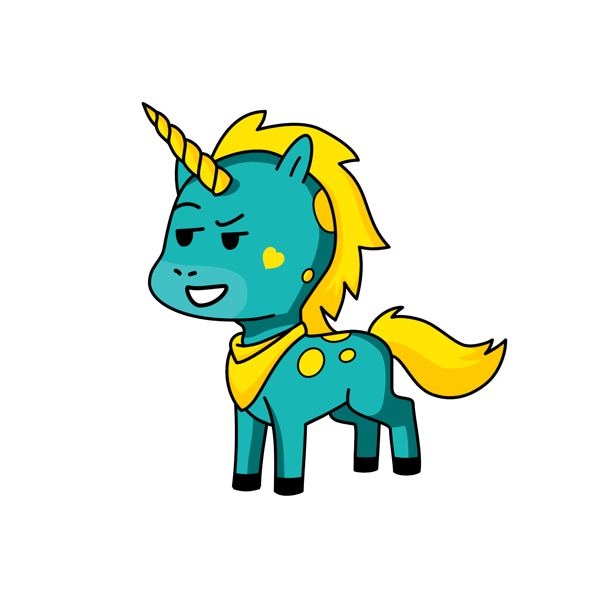 show off, the unicorn