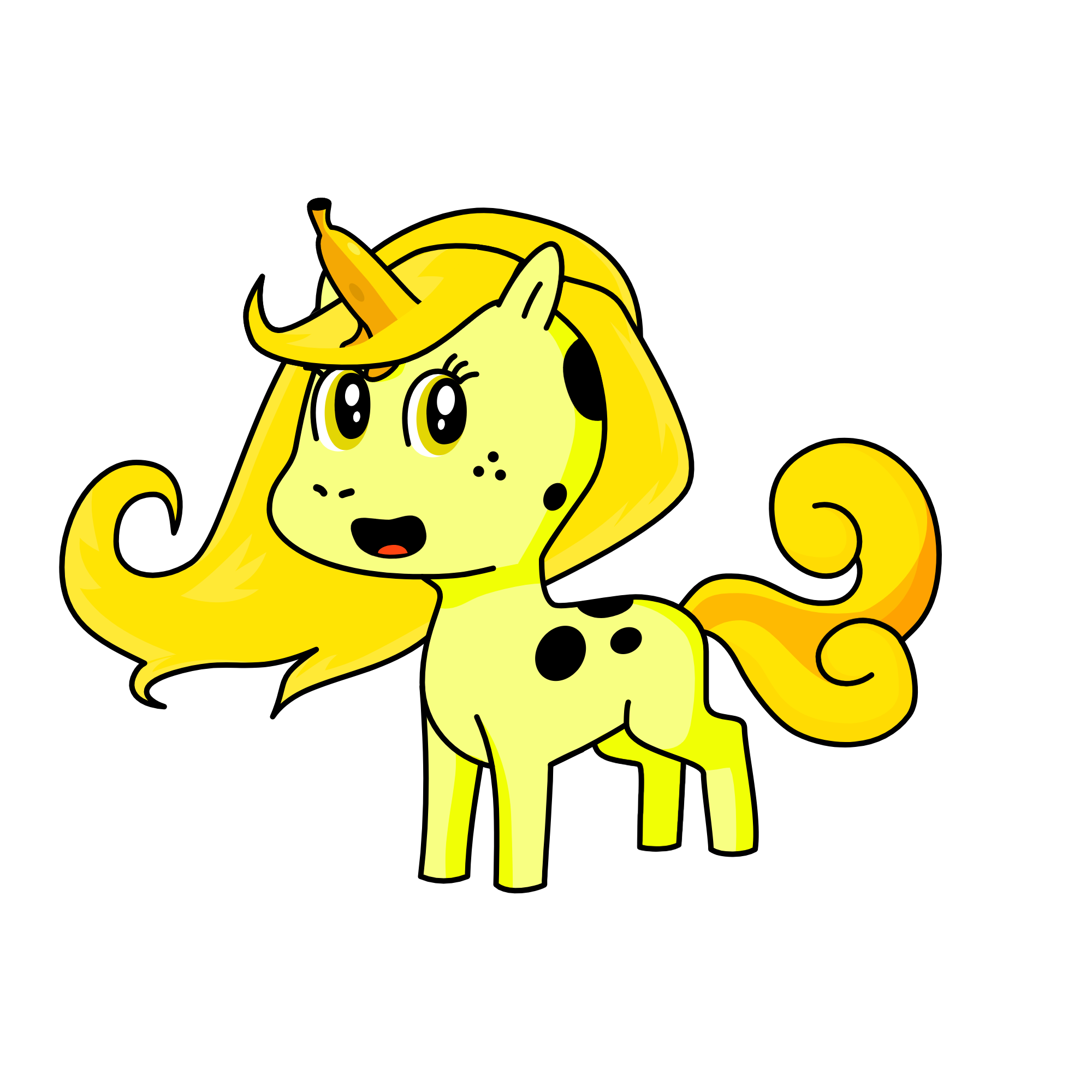 Banana!!, the unicorn