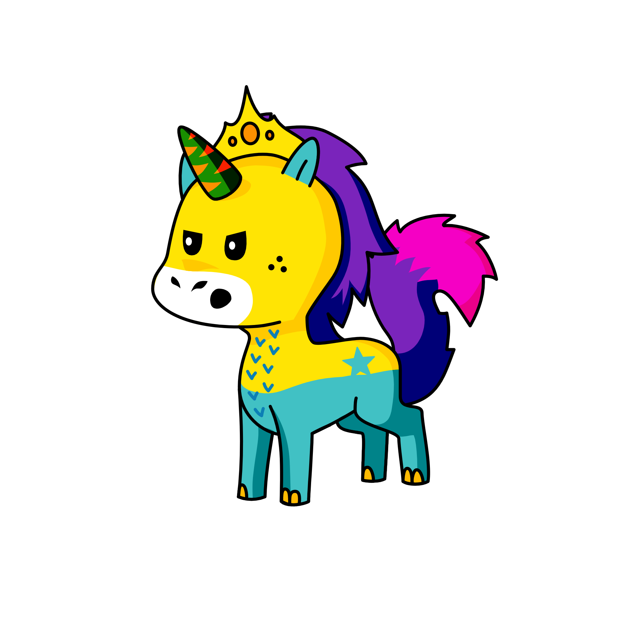 Wierd, the unicorn