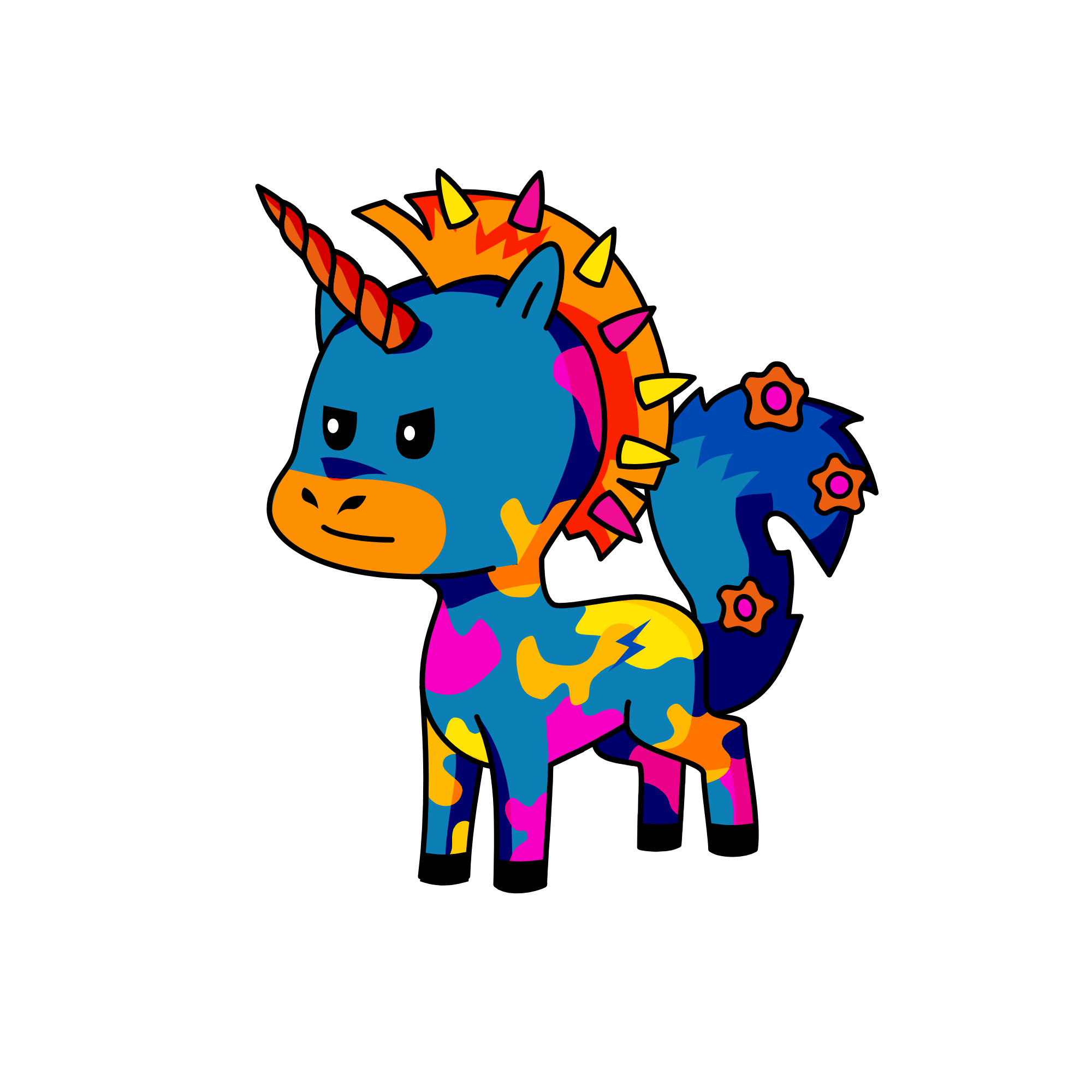 Dash, the unicorn