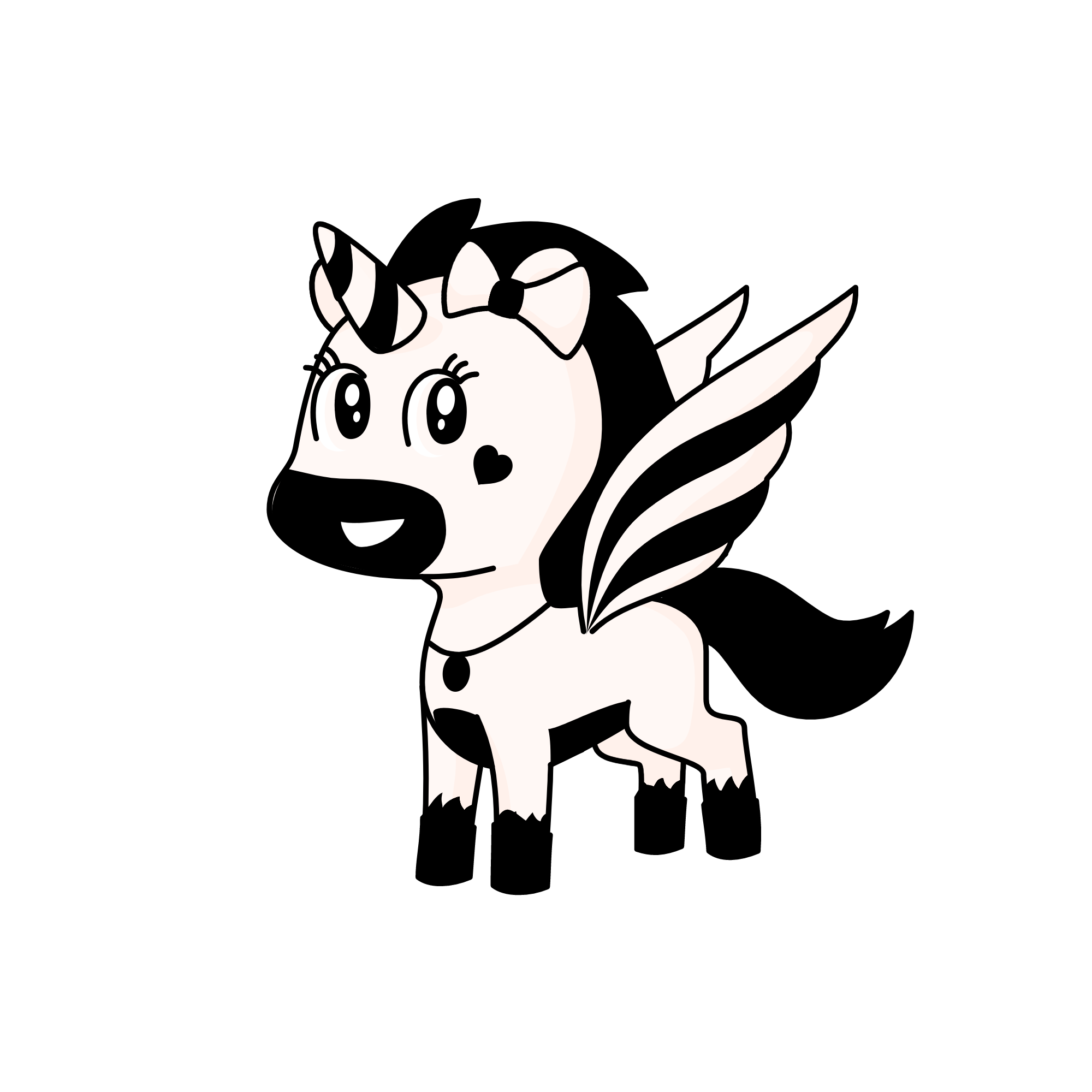 Yin, the unicorn