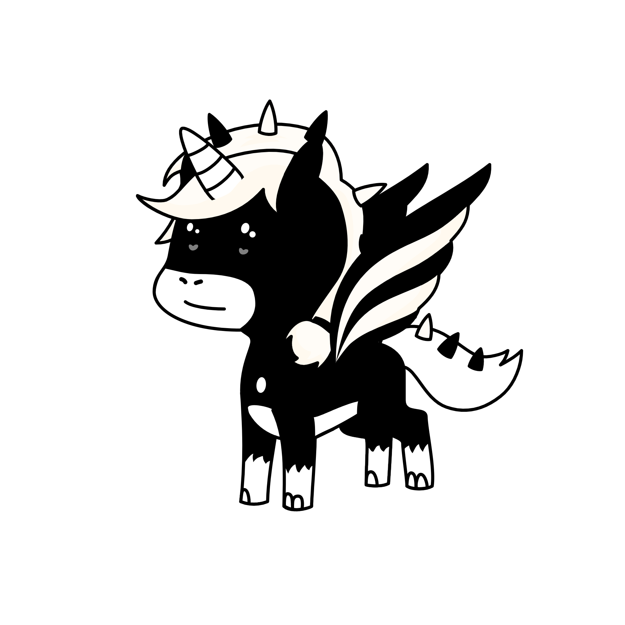 Yin, the unicorn
