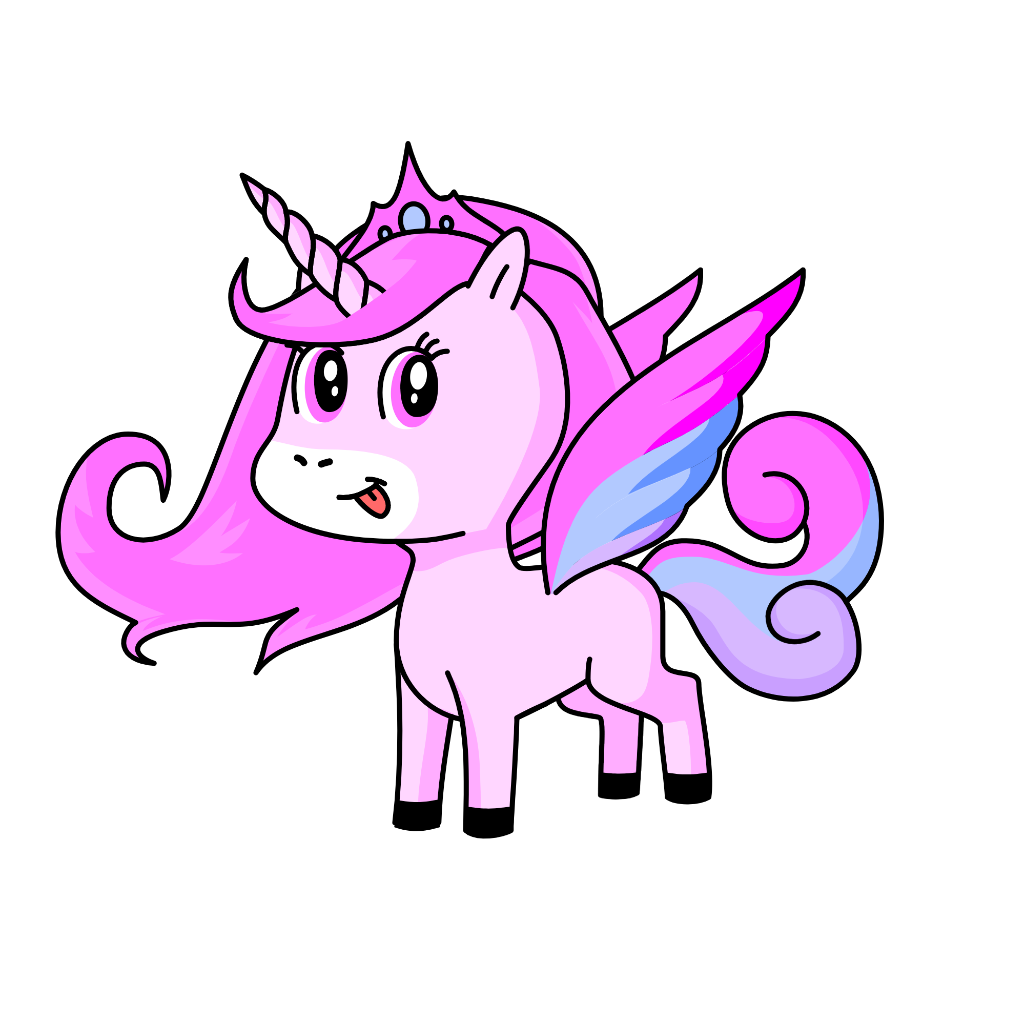 Cotten candy, the unicorn