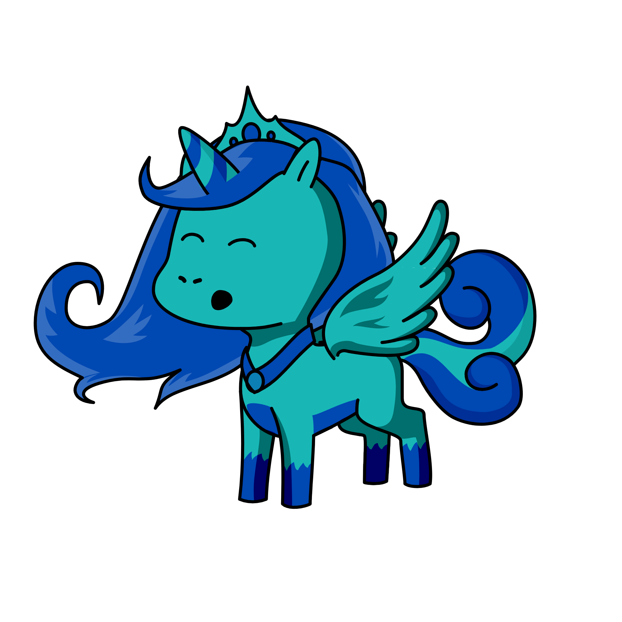 Queen Siren , the unicorn