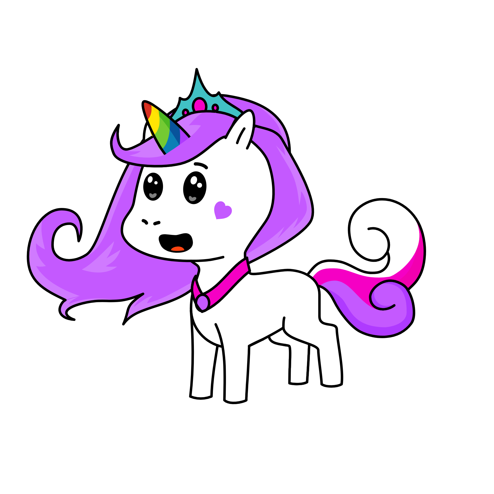 uni the unicorn *yays*, the unicorn