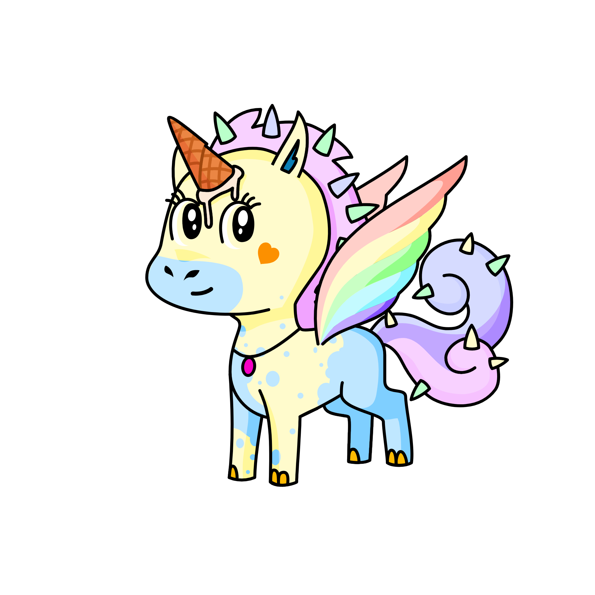 Cotton Candy, the unicorn