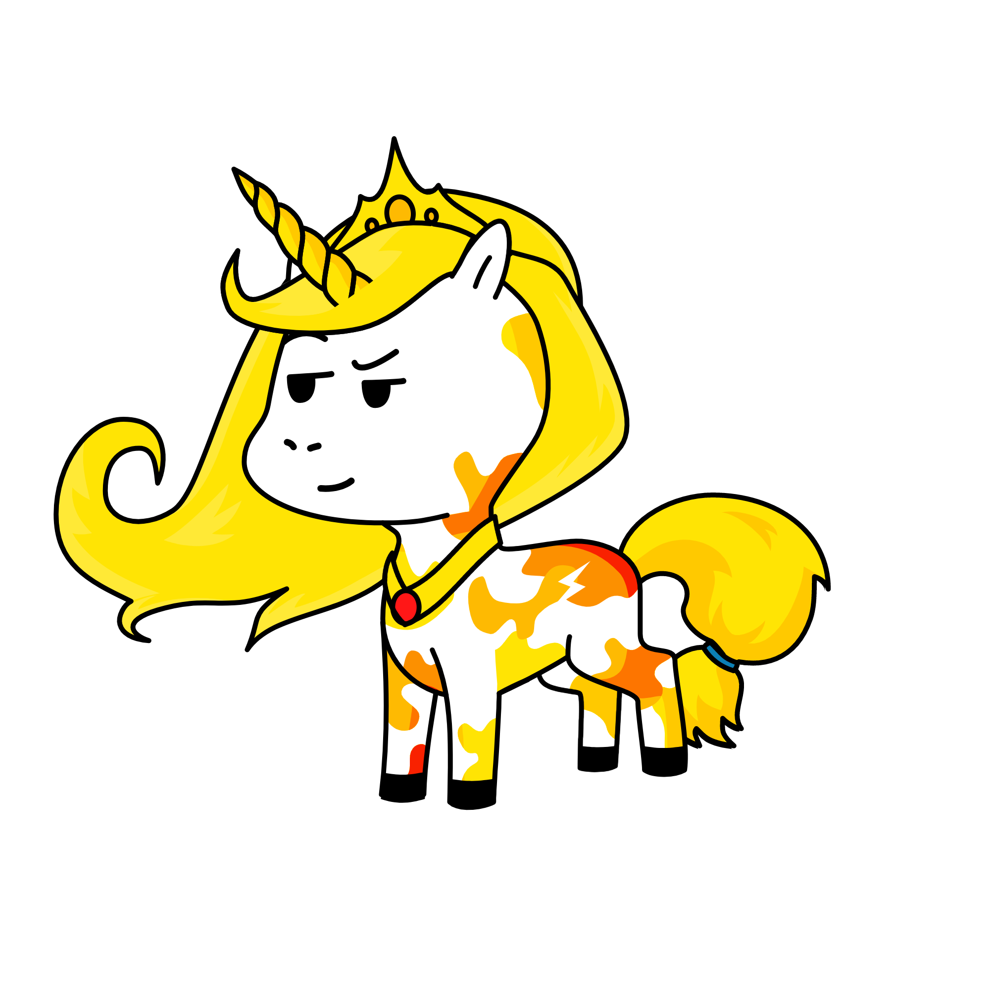 BRIGHT, the unicorn