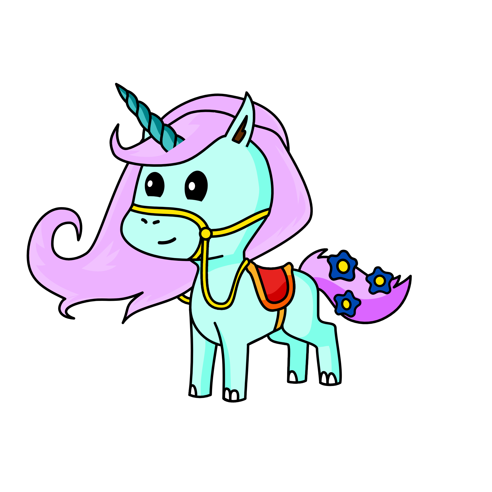 Moonlight, the unicorn