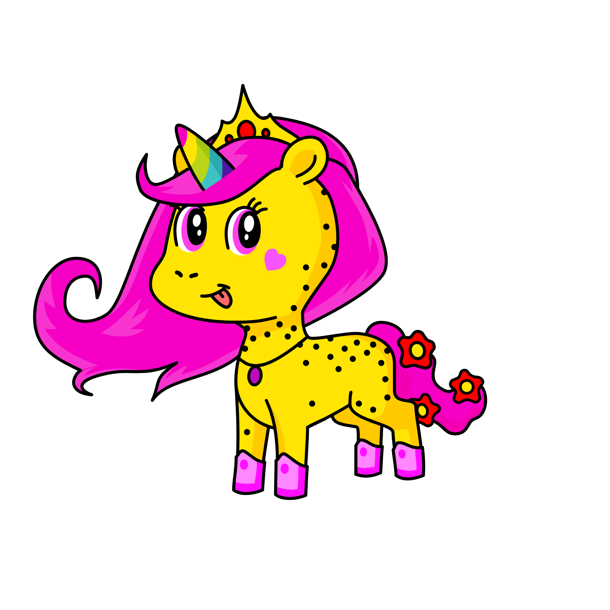Little June Princess, the unicorn