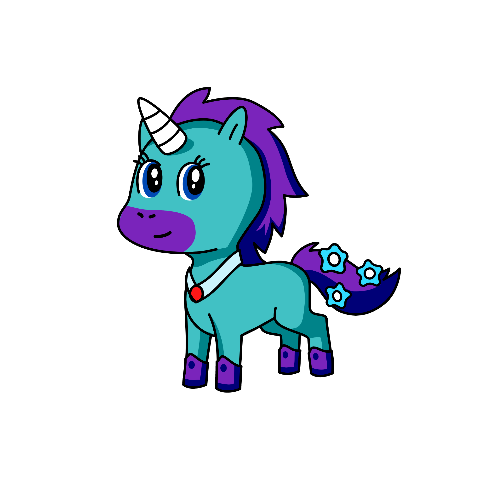 Jade, the unicorn