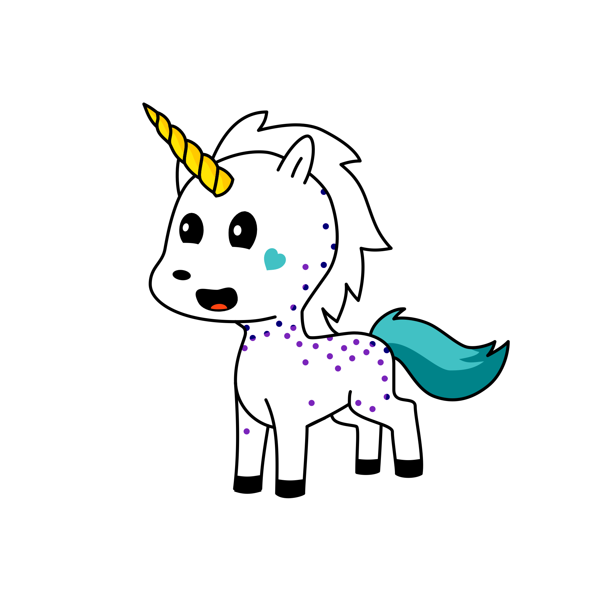 Lollipop, the unicorn