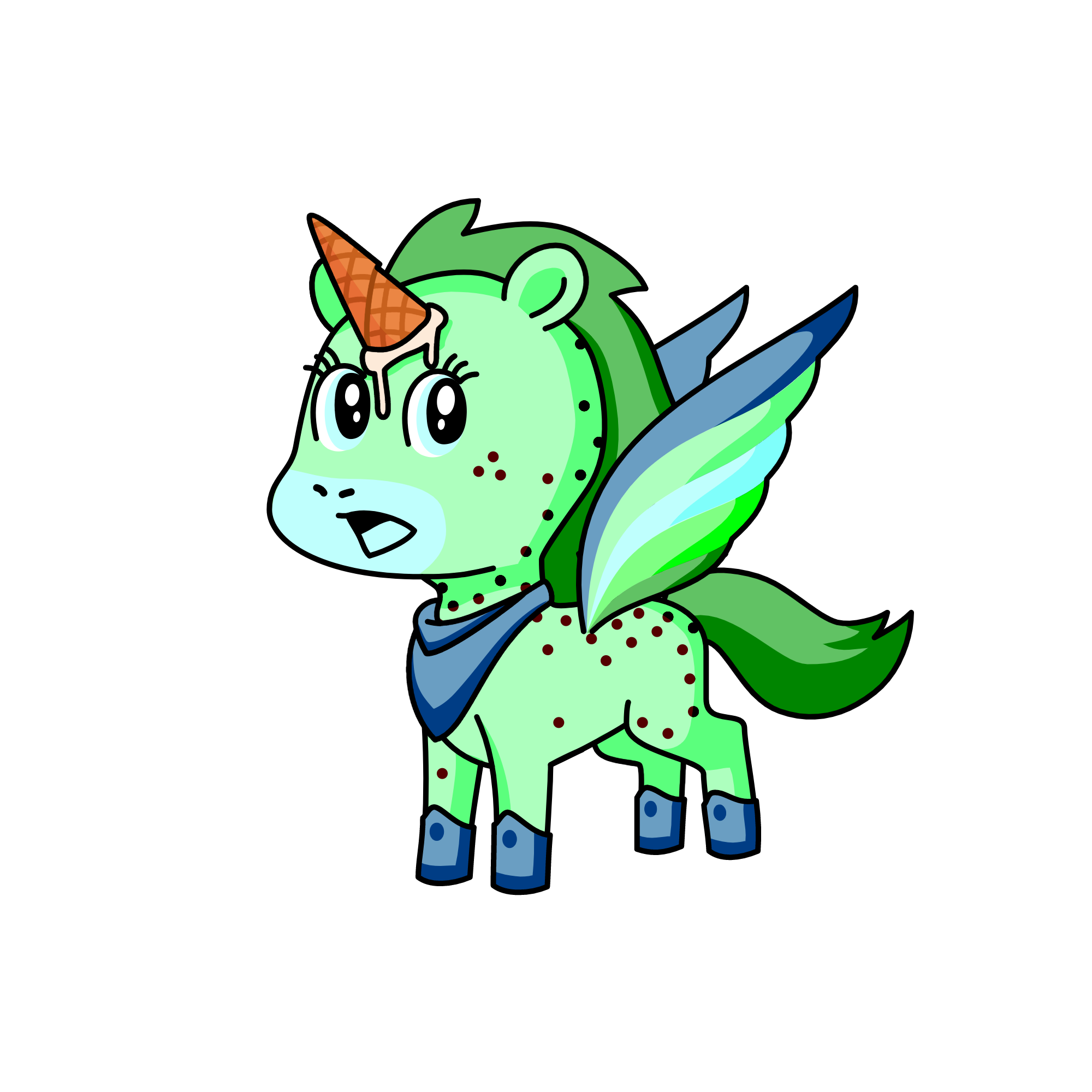 Minty Fresh, the unicorn