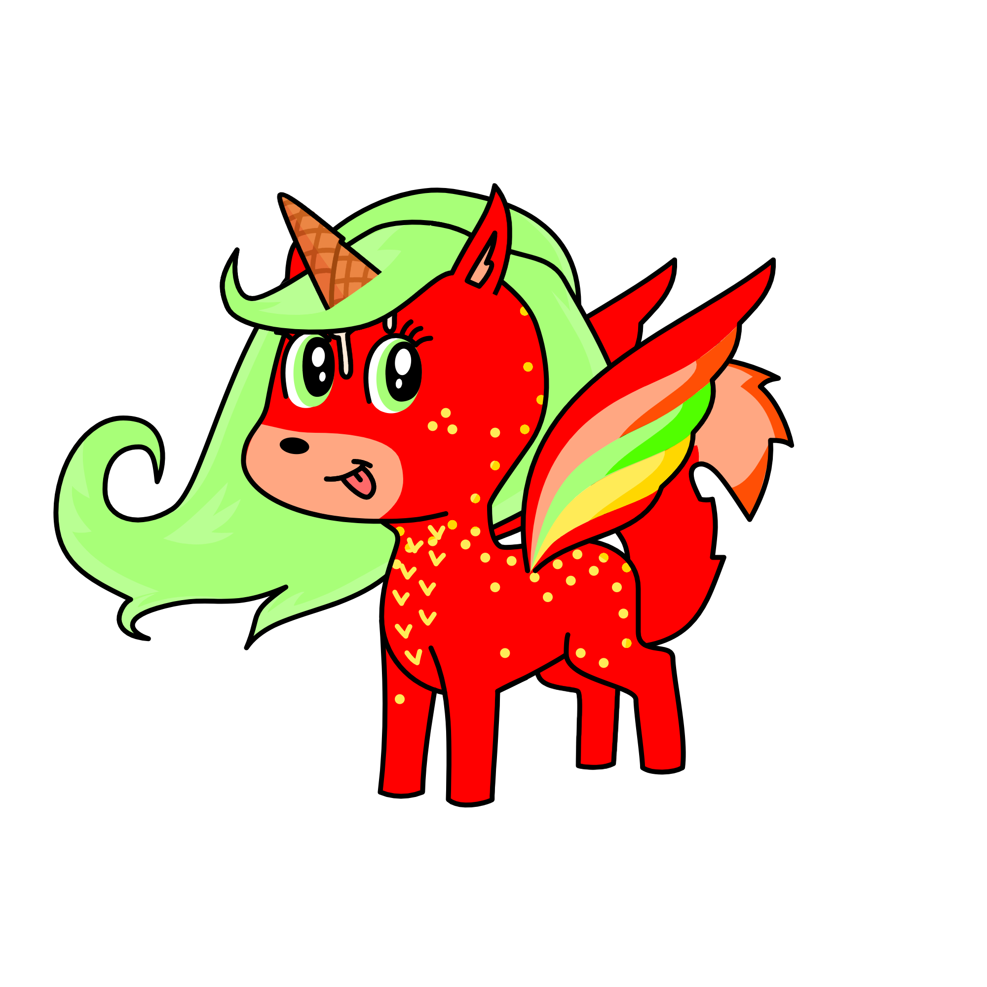 Popcorn, the unicorn