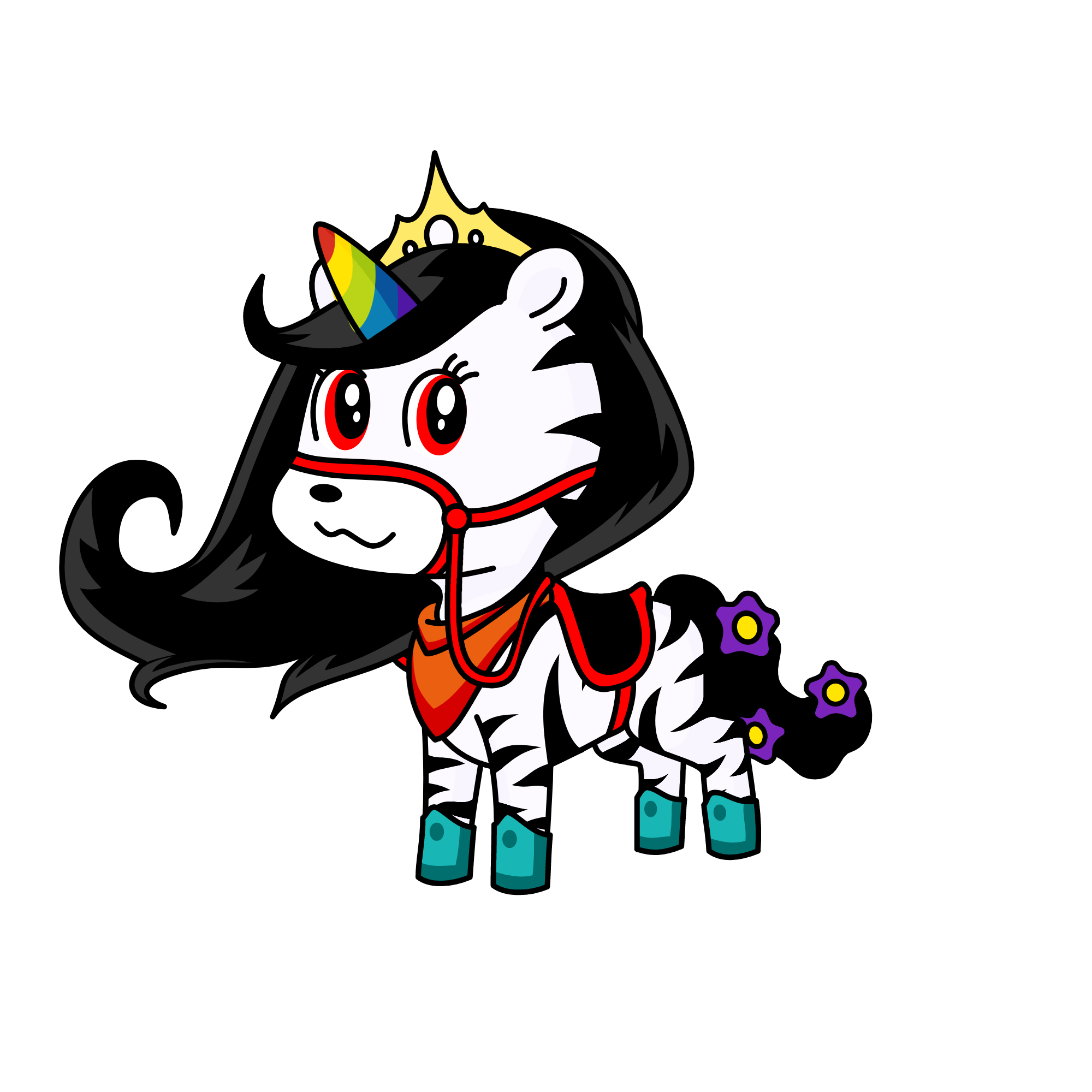 evil Zebea, the unicorn