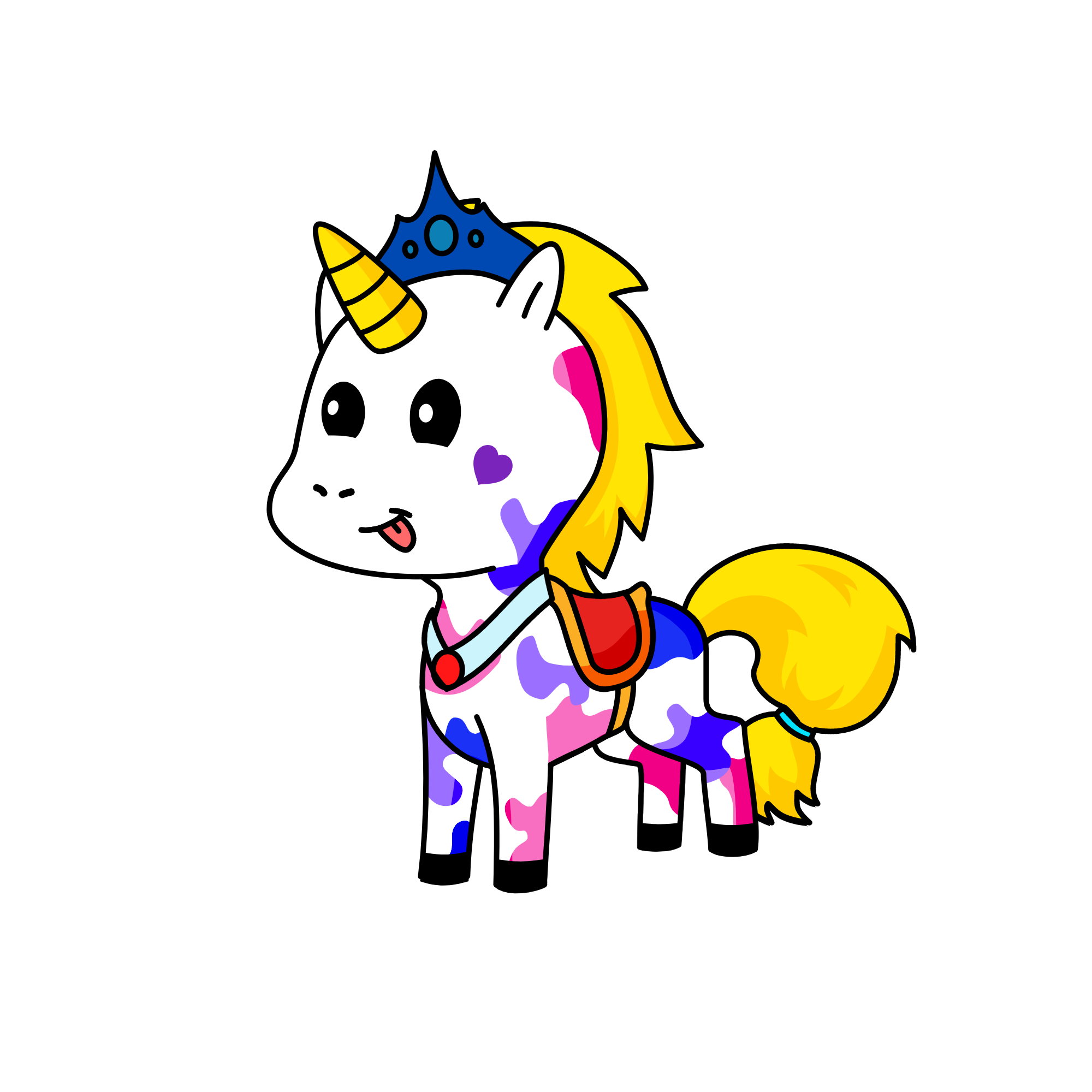 paint, the unicorn