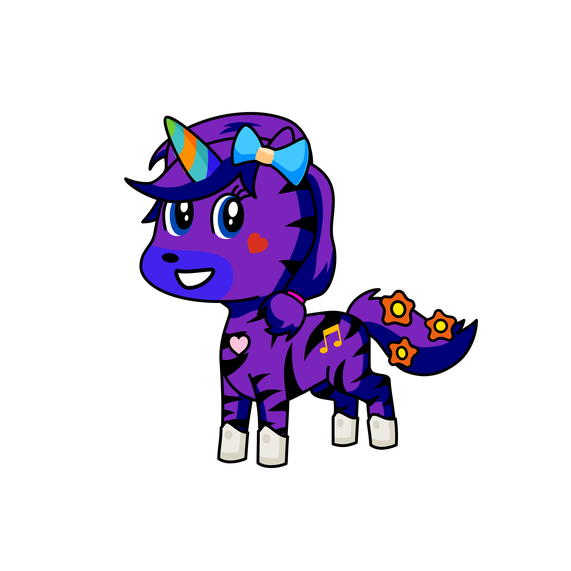 Blingy, the unicorn