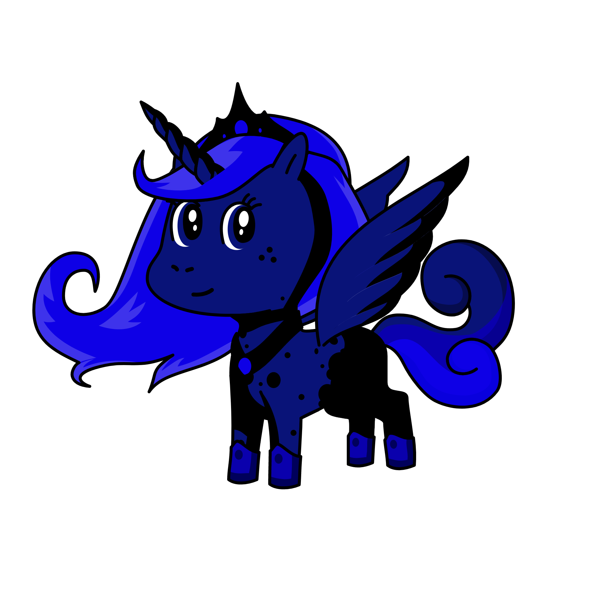 Princess Luna, the unicorn