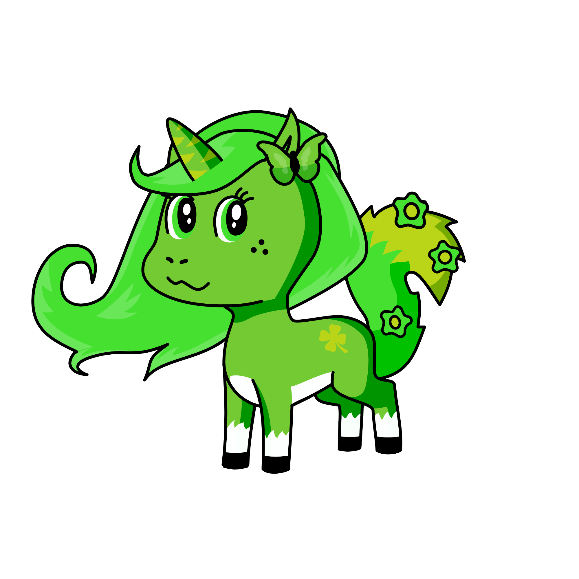 Lucky, the unicorn