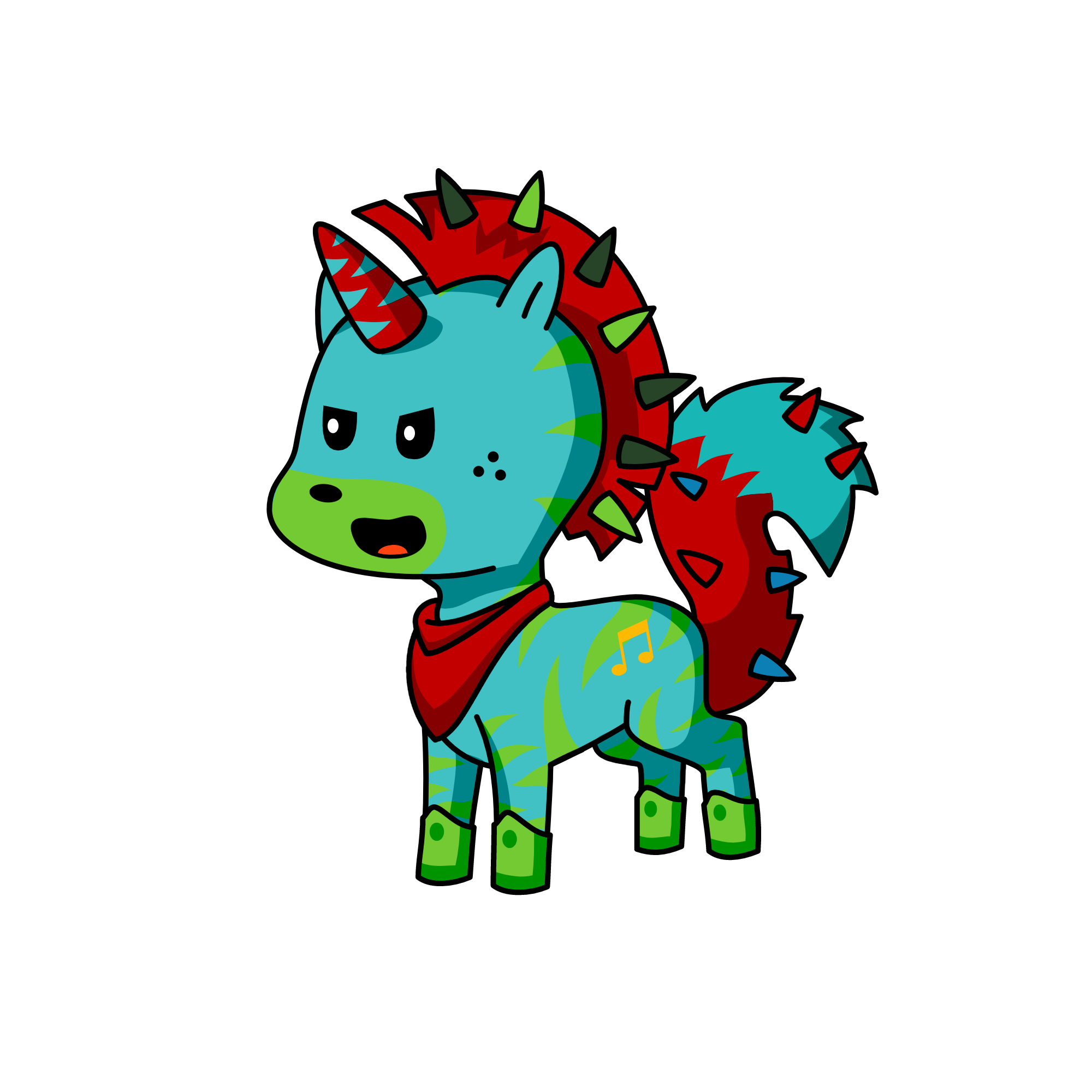 The Rock, the unicorn