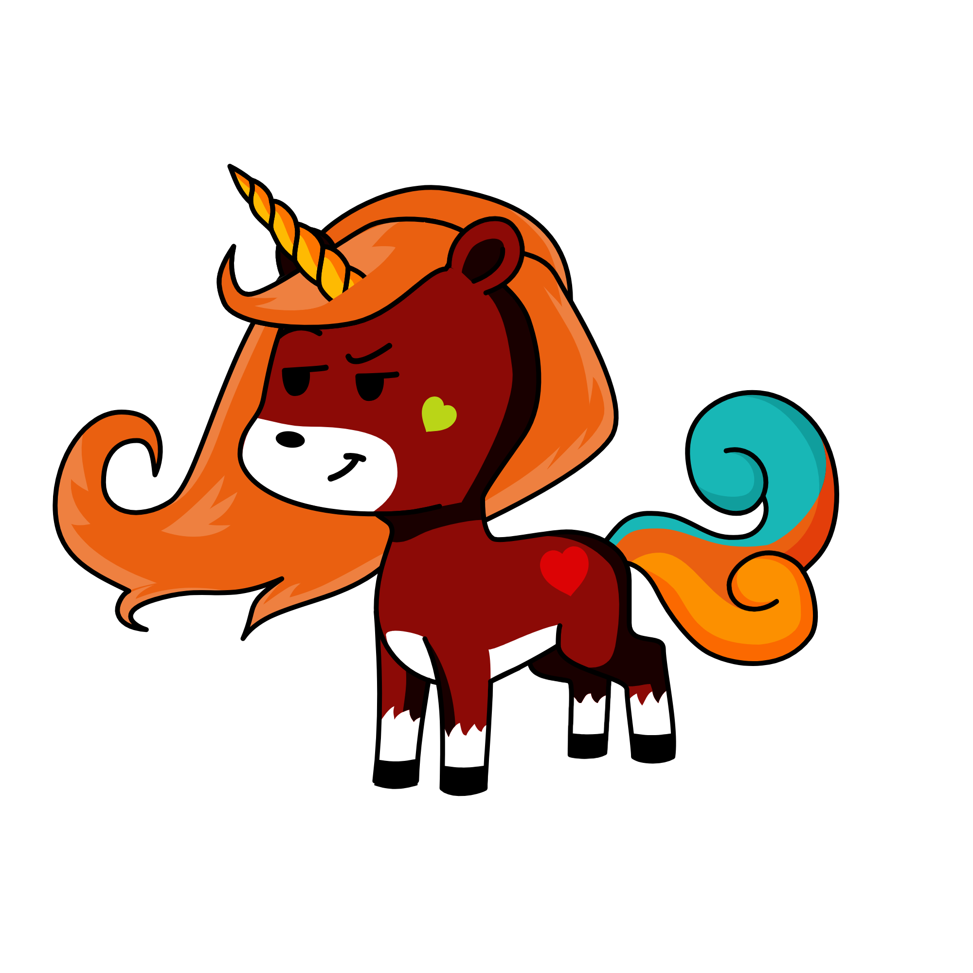 poop, the unicorn