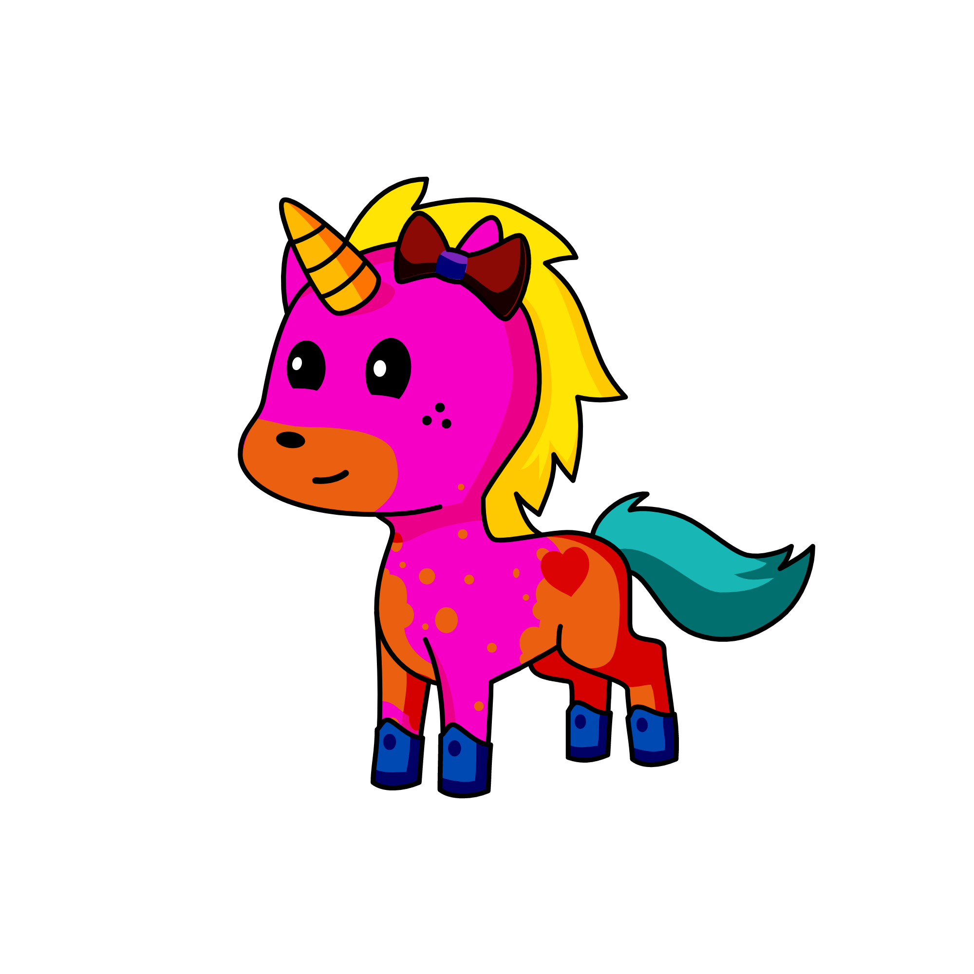 >:(, the unicorn