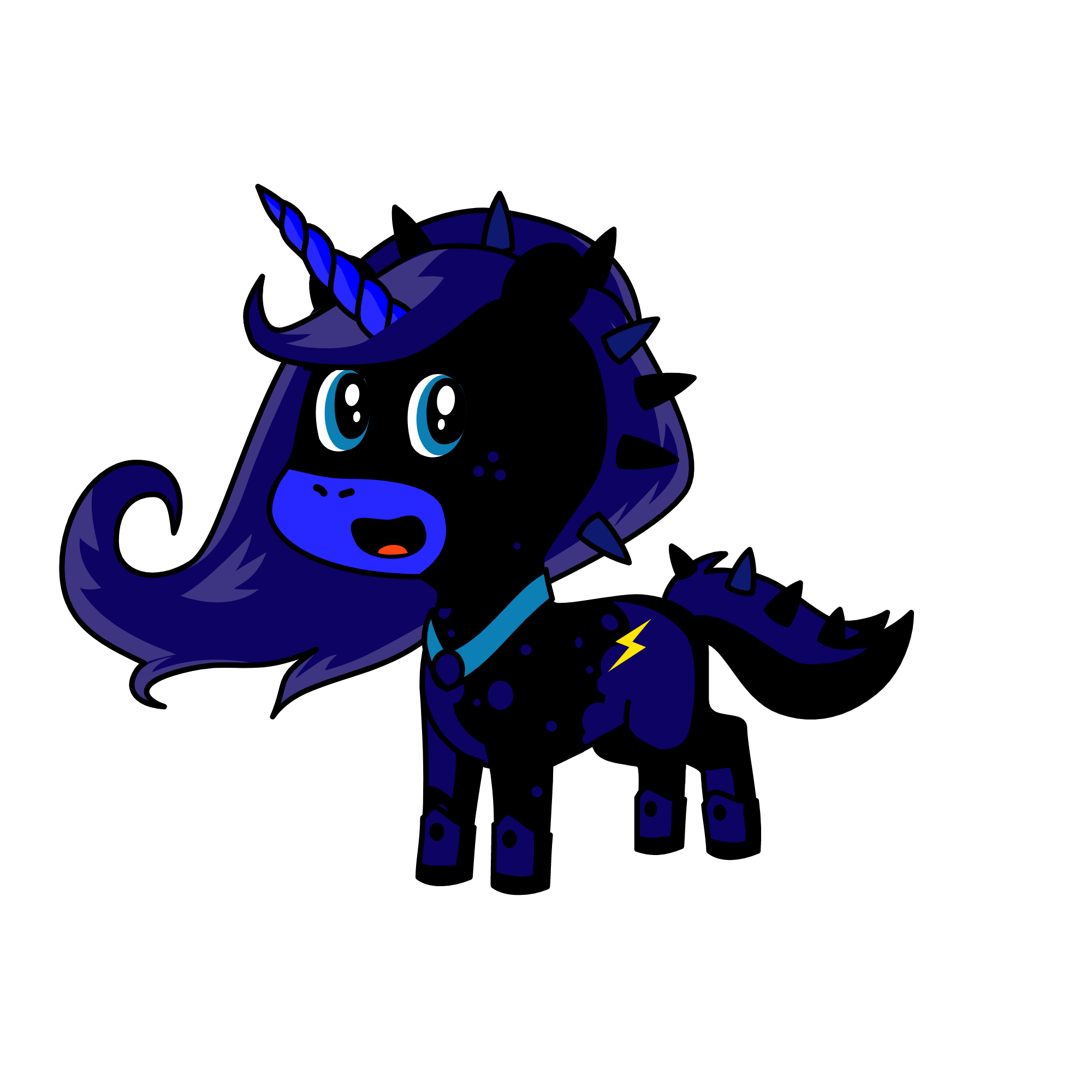 midnight moon, the unicorn