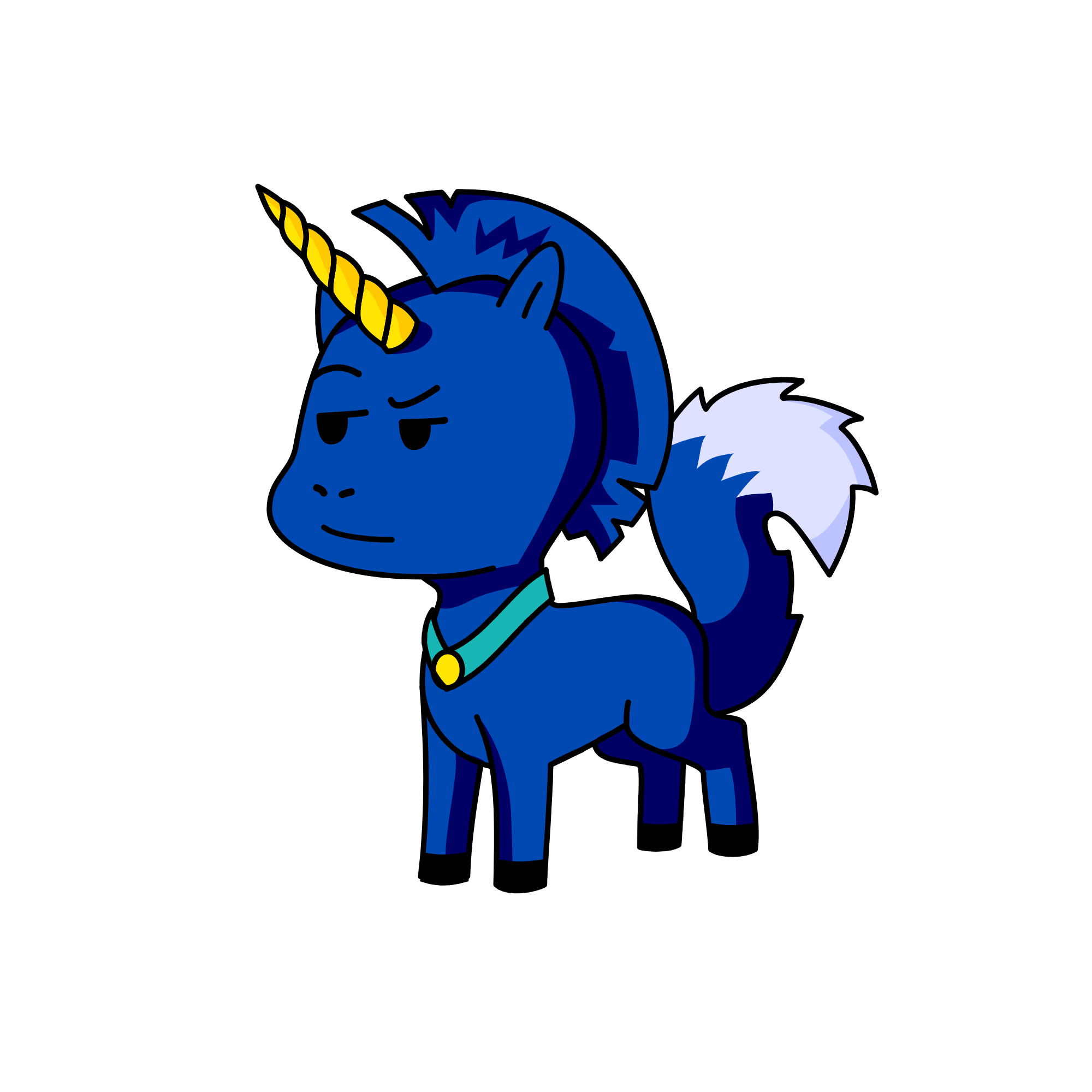 Wave king of the water unicorns, the unicorn