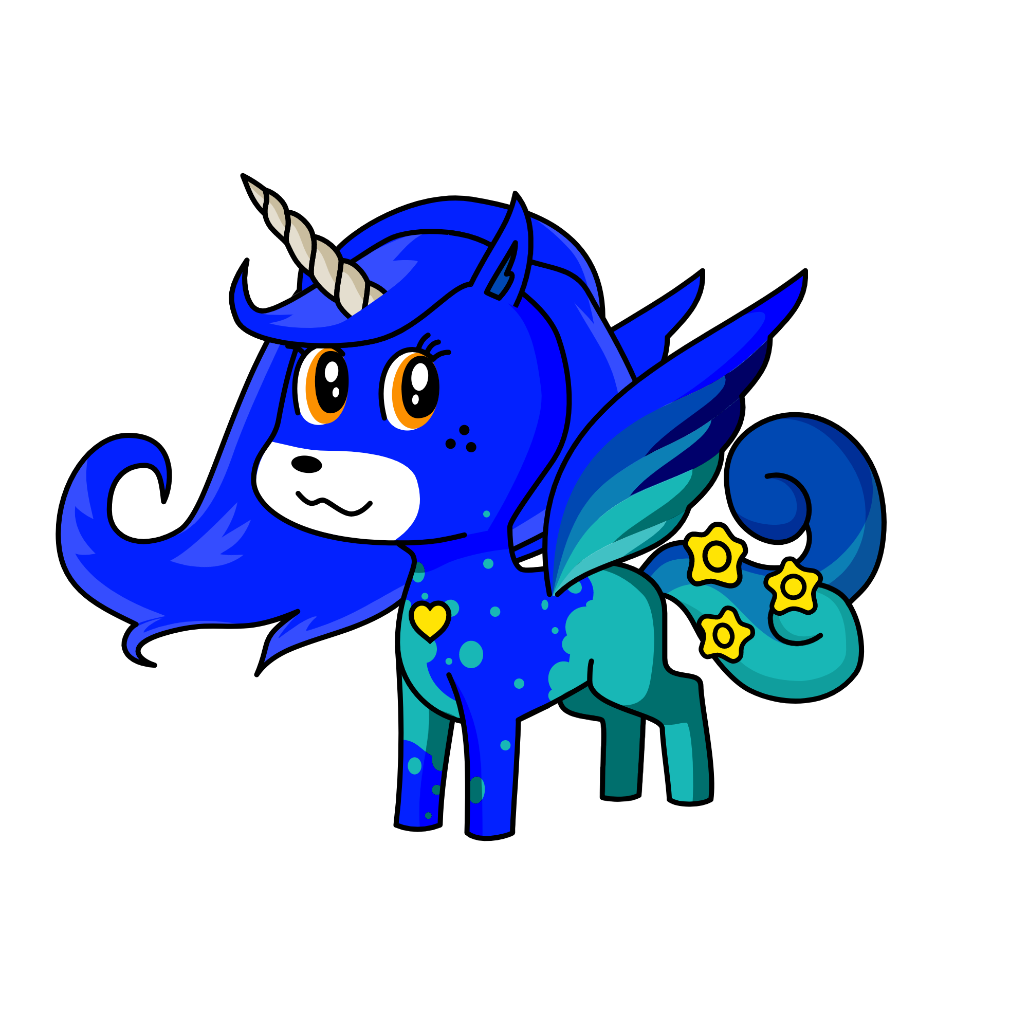 Dreamy, the unicorn