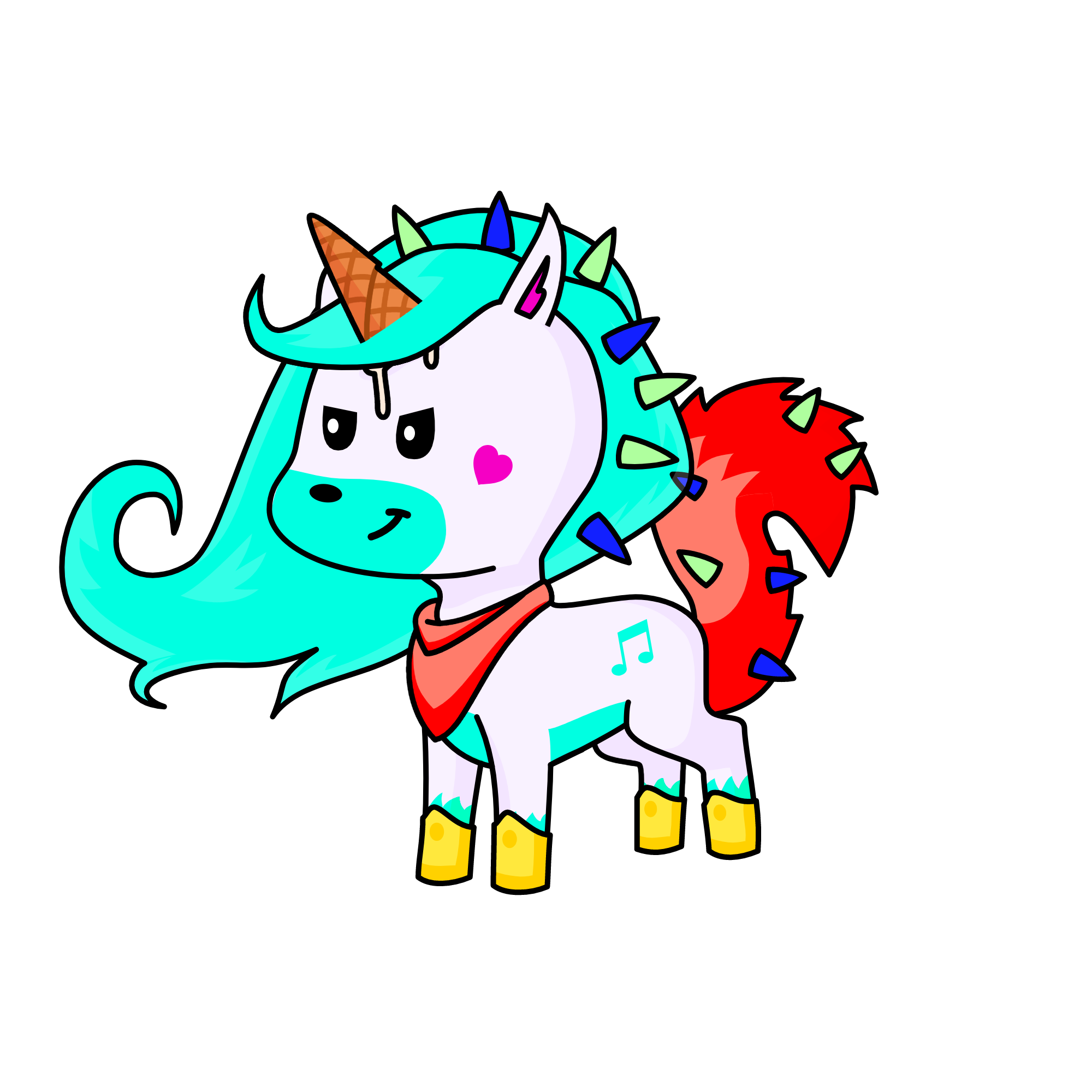 dj Ice cream, the unicorn