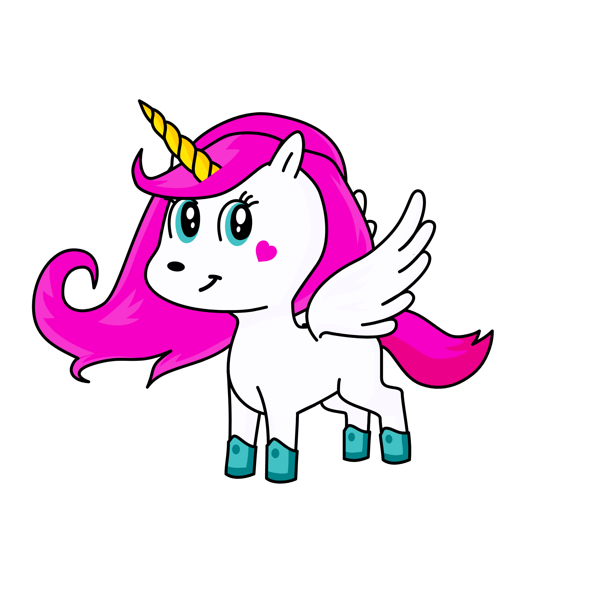 Angel, the unicorn