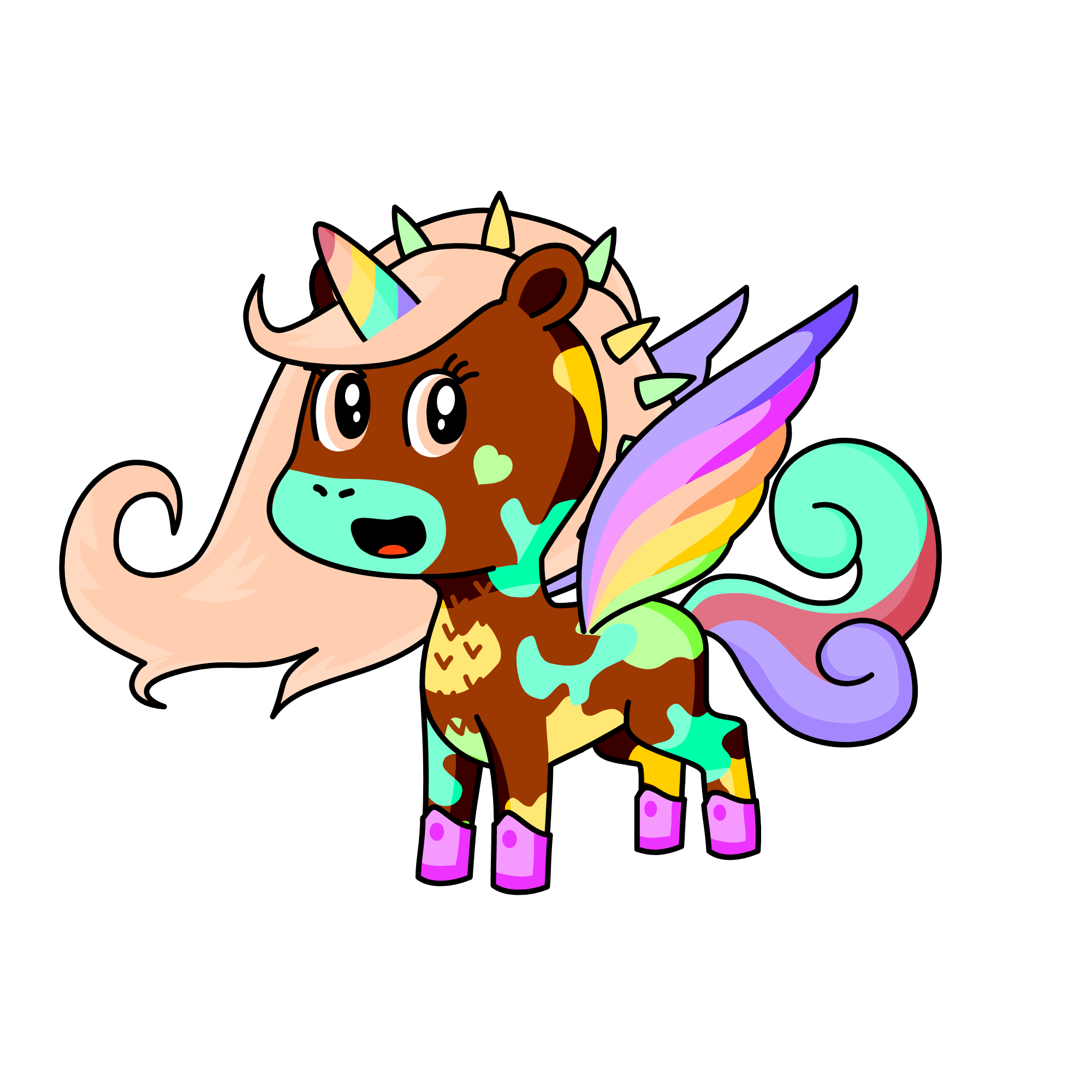 Cocoa Candy, the unicorn