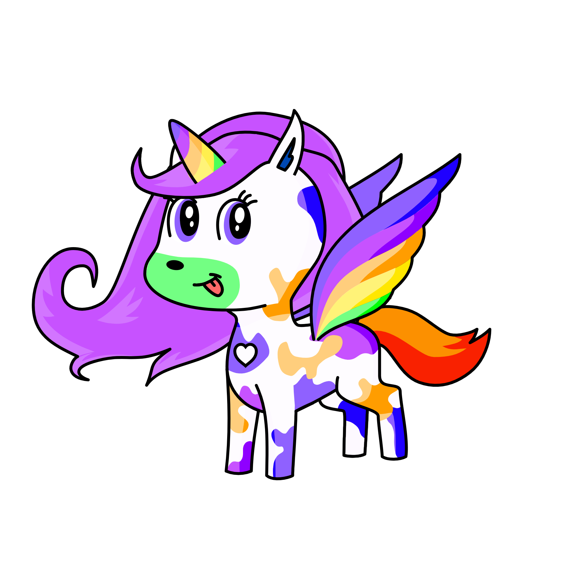 Choco Candy, the unicorn