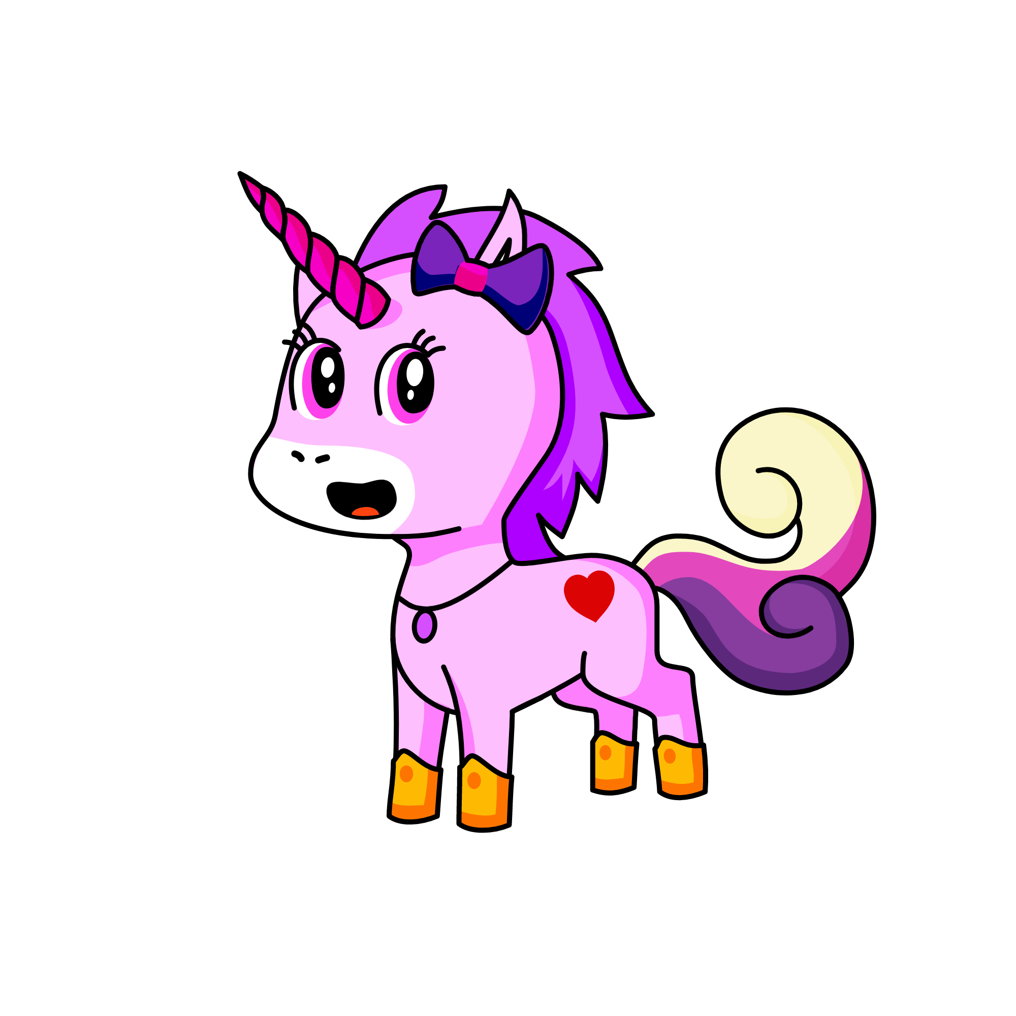 Lady, the unicorn