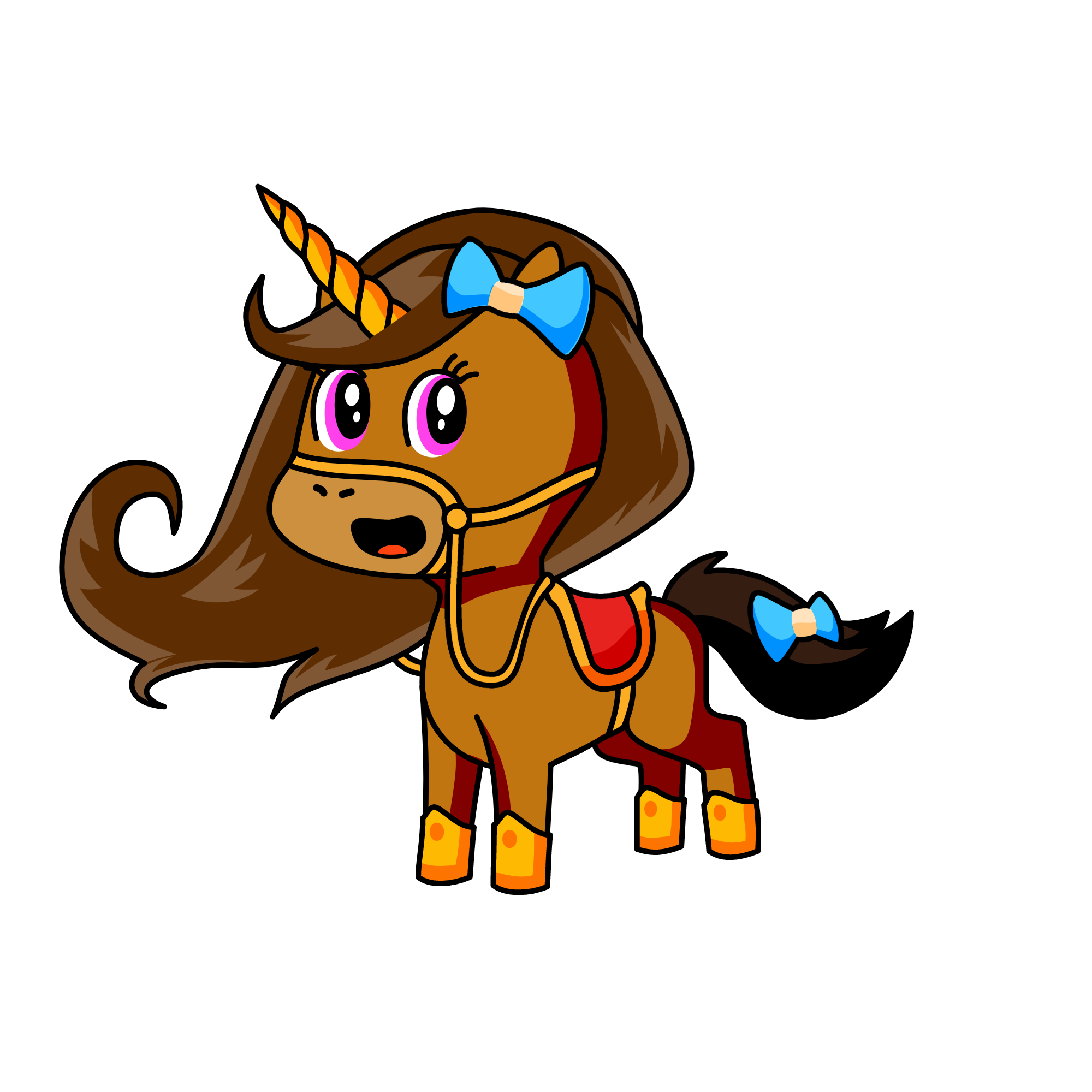 browny, the unicorn