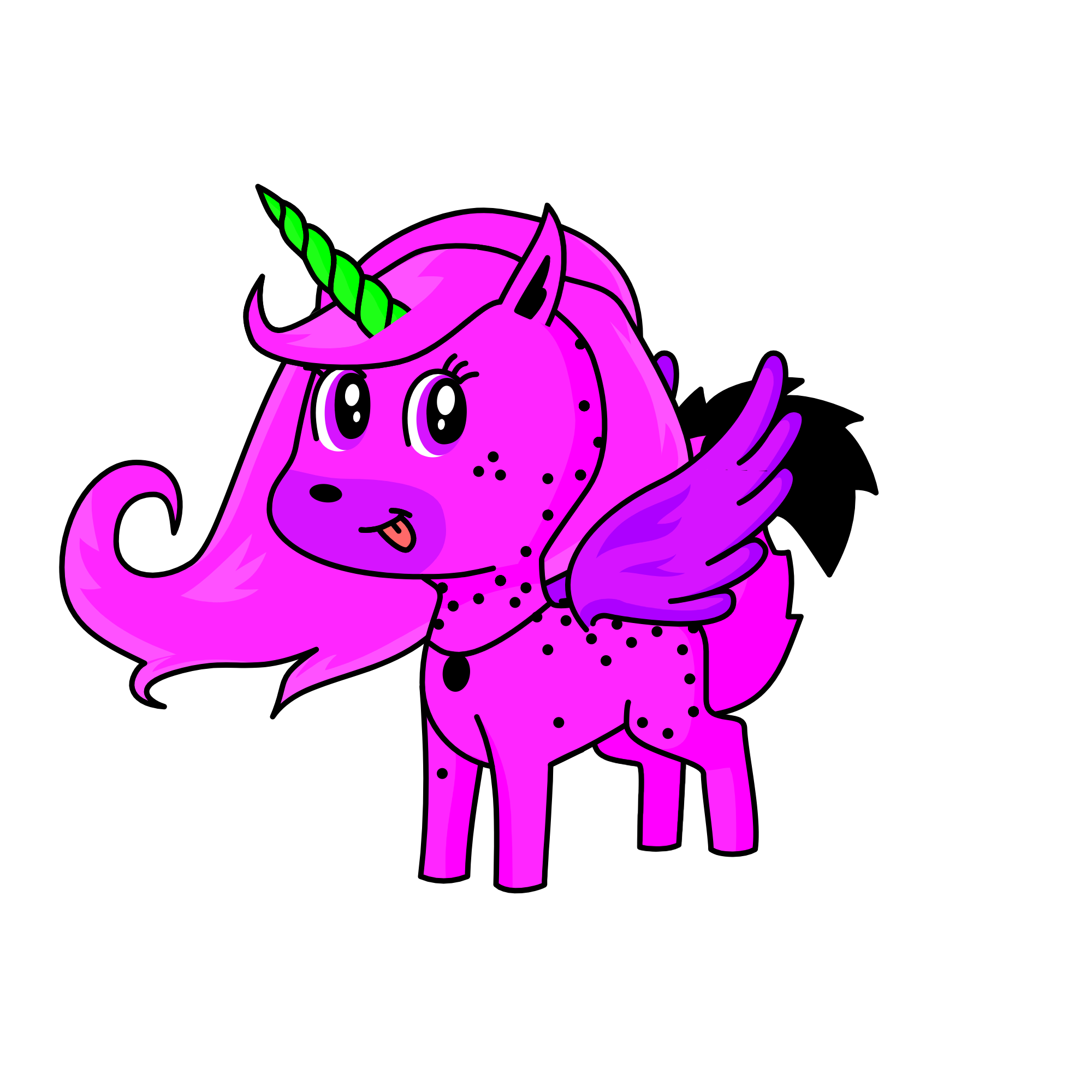 Bubble tea, the unicorn