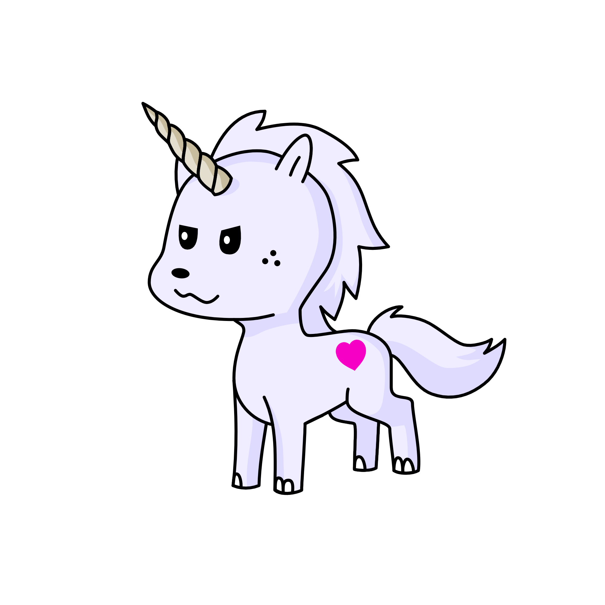 Kawaii Meanie, the unicorn