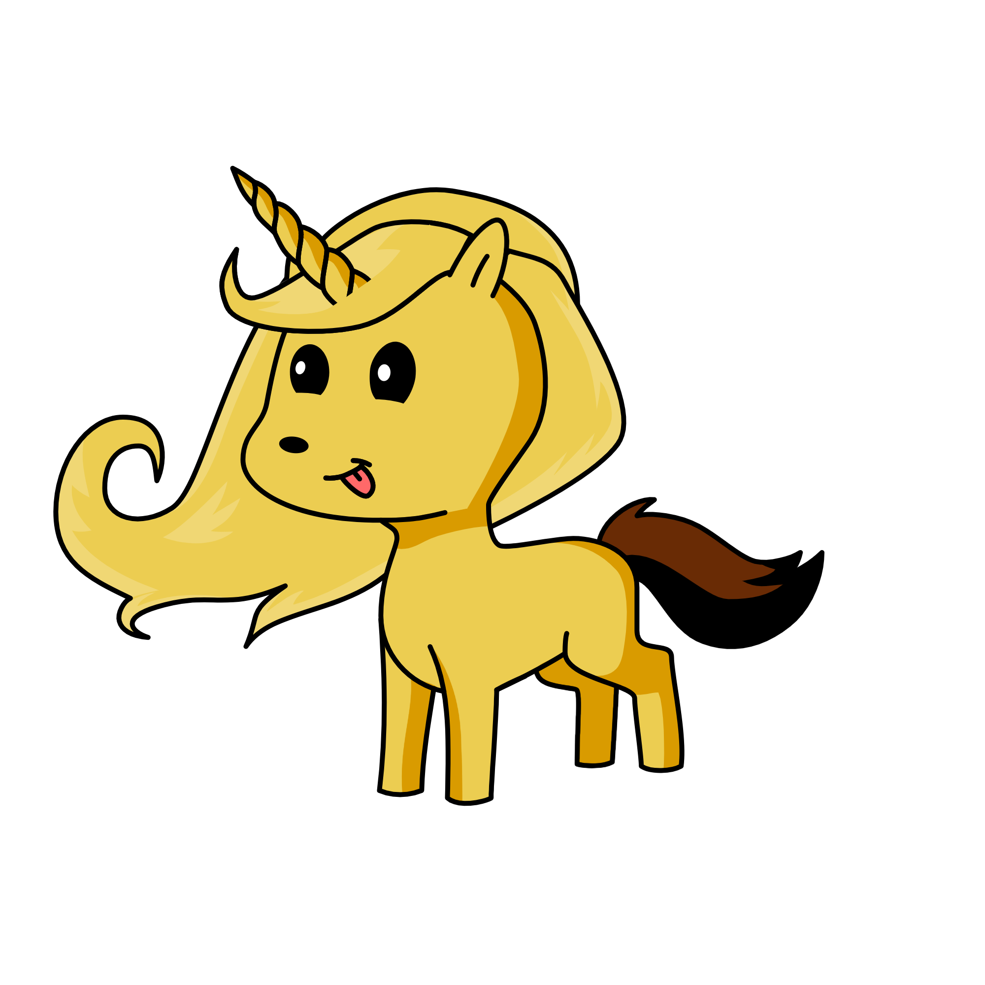 skin color warning, the unicorn