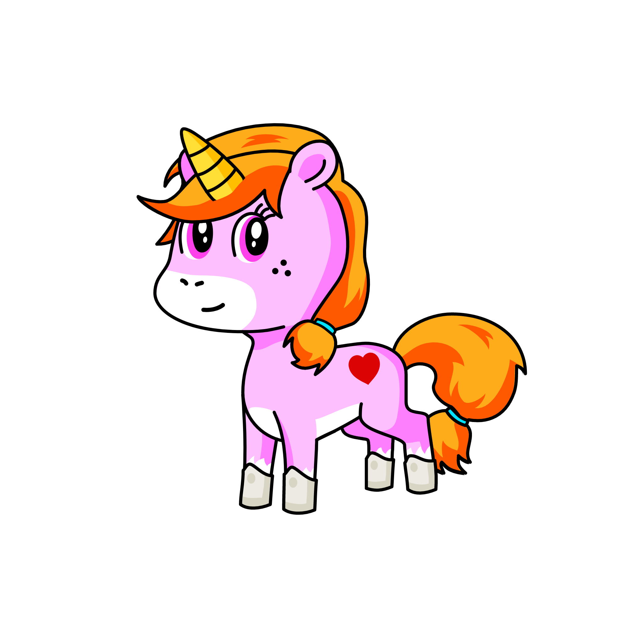 Sunshine, the unicorn