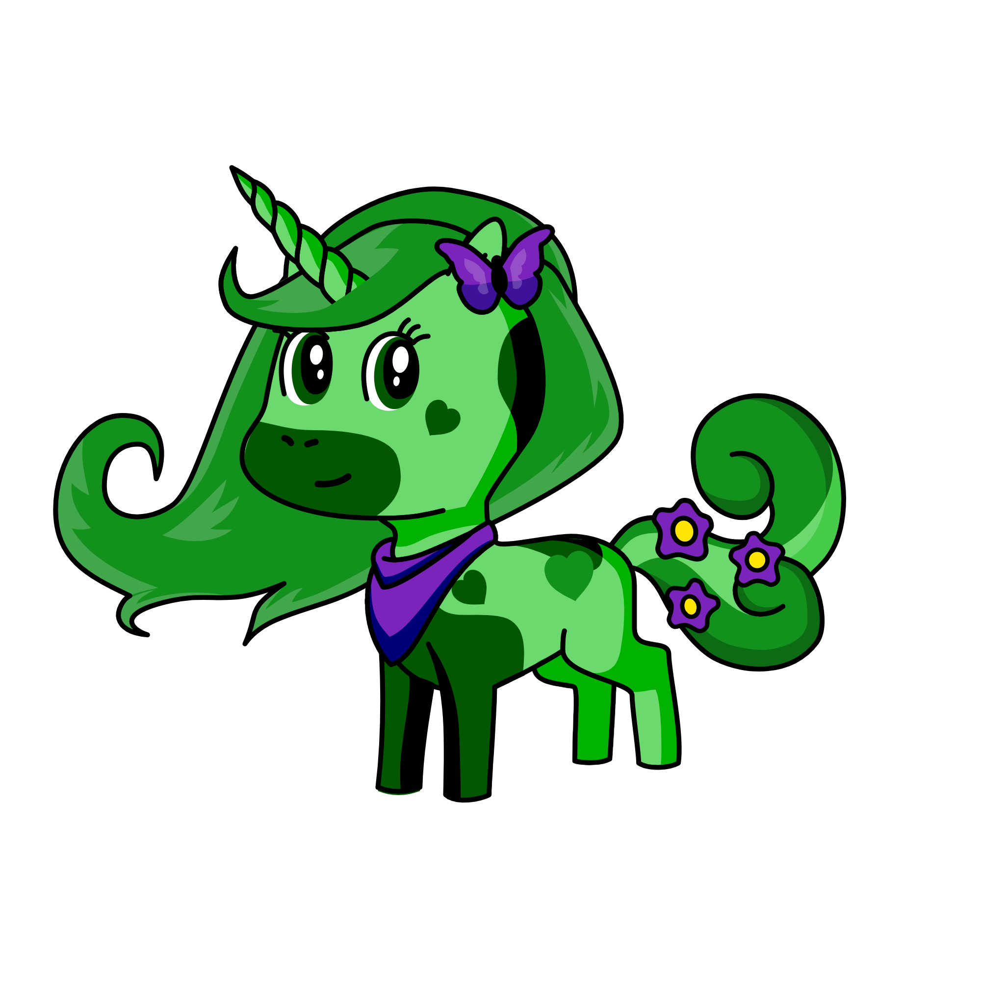 Emrald, the unicorn