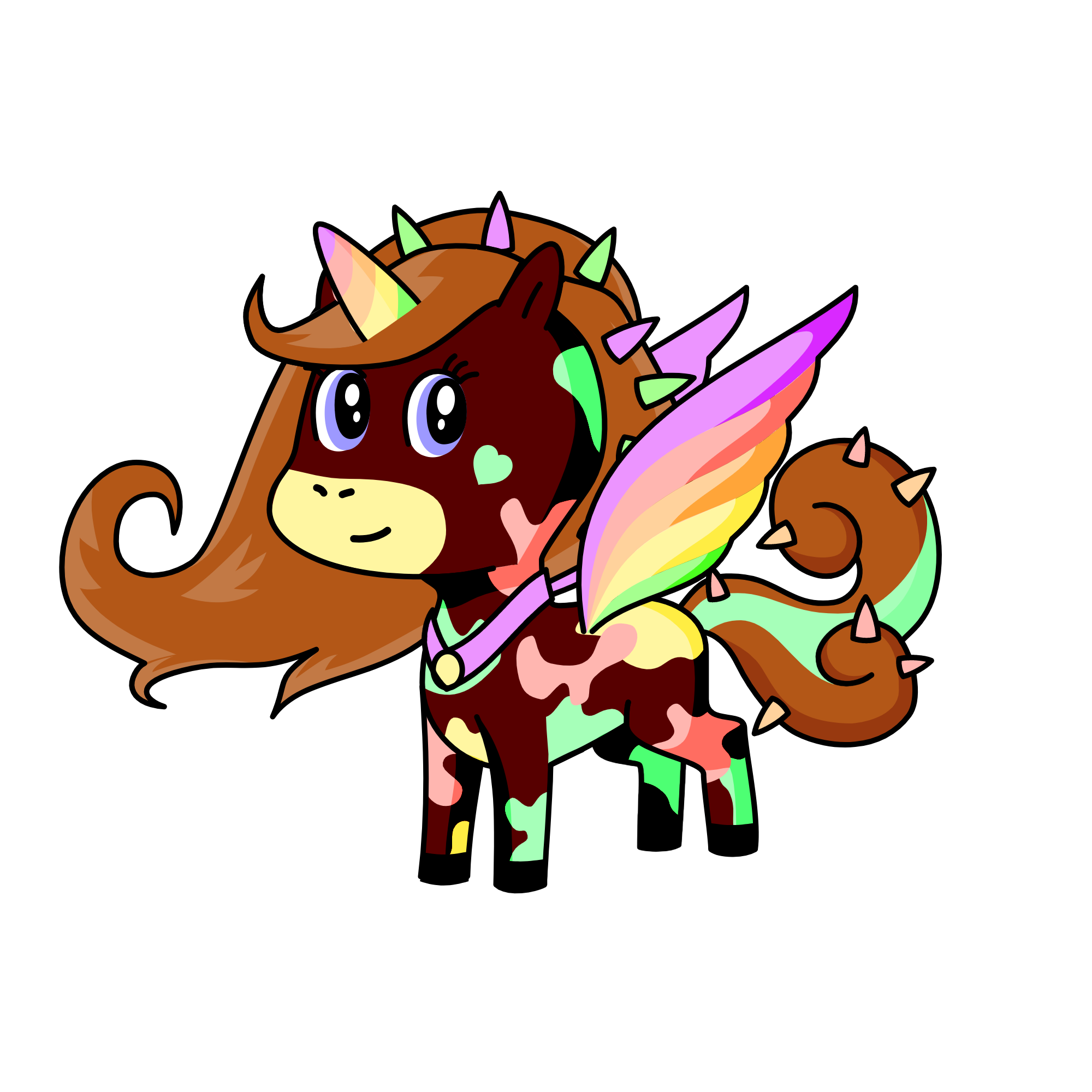 Creamy Choco, the unicorn