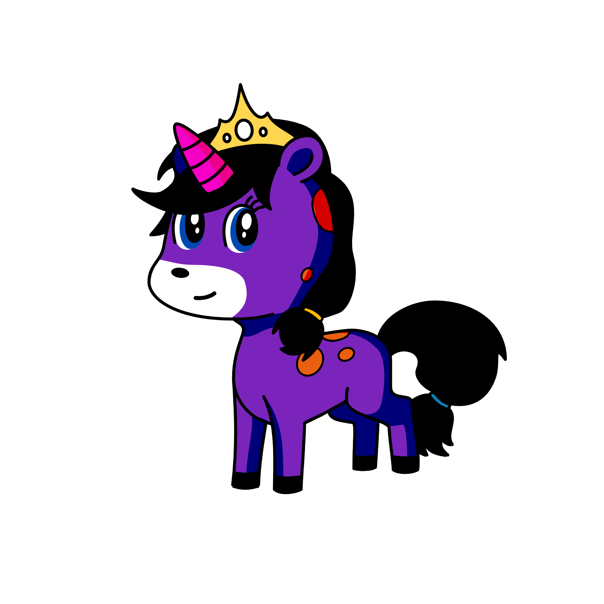 Caroline, the unicorn