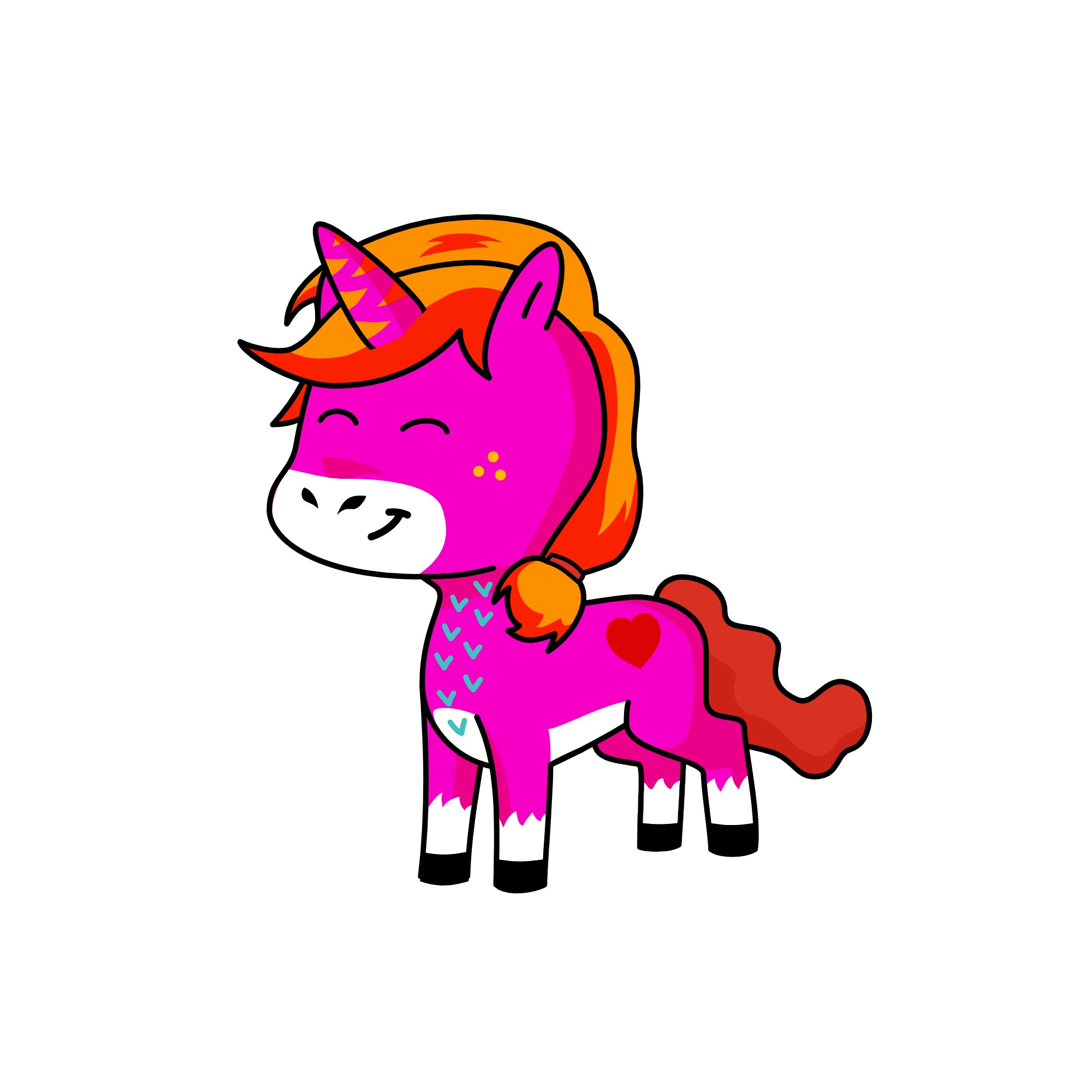 pinky, the unicorn