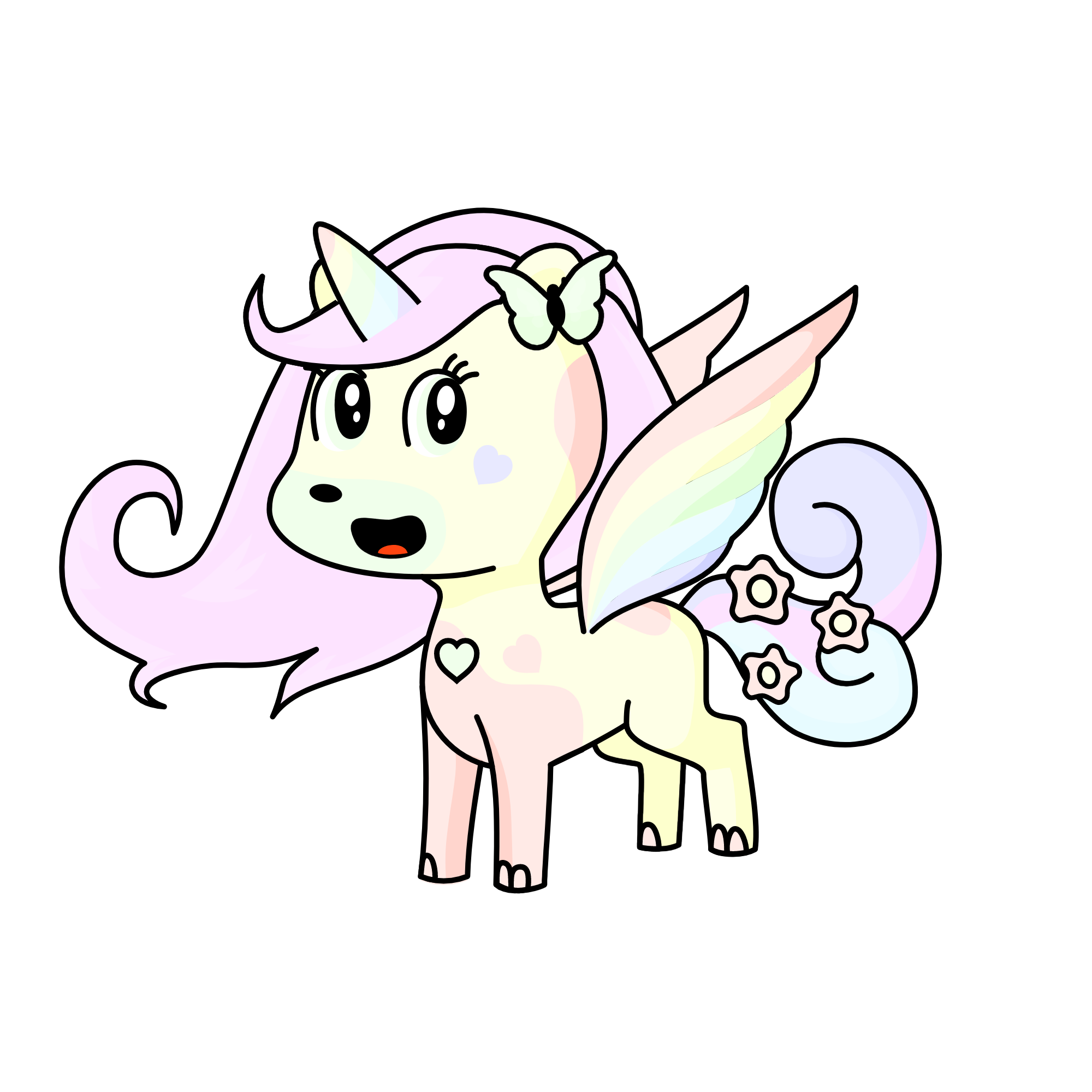 Vanilla, the unicorn