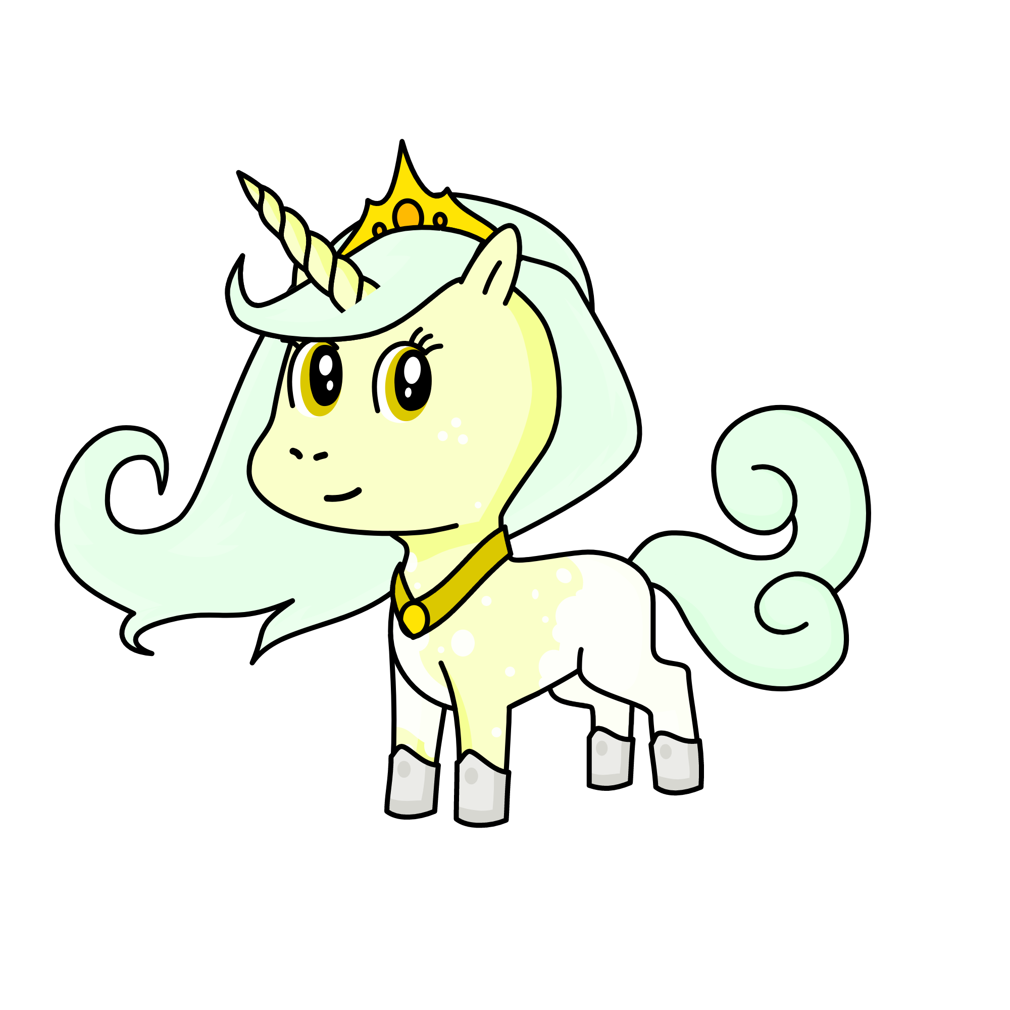 Queen Cloud, the unicorn